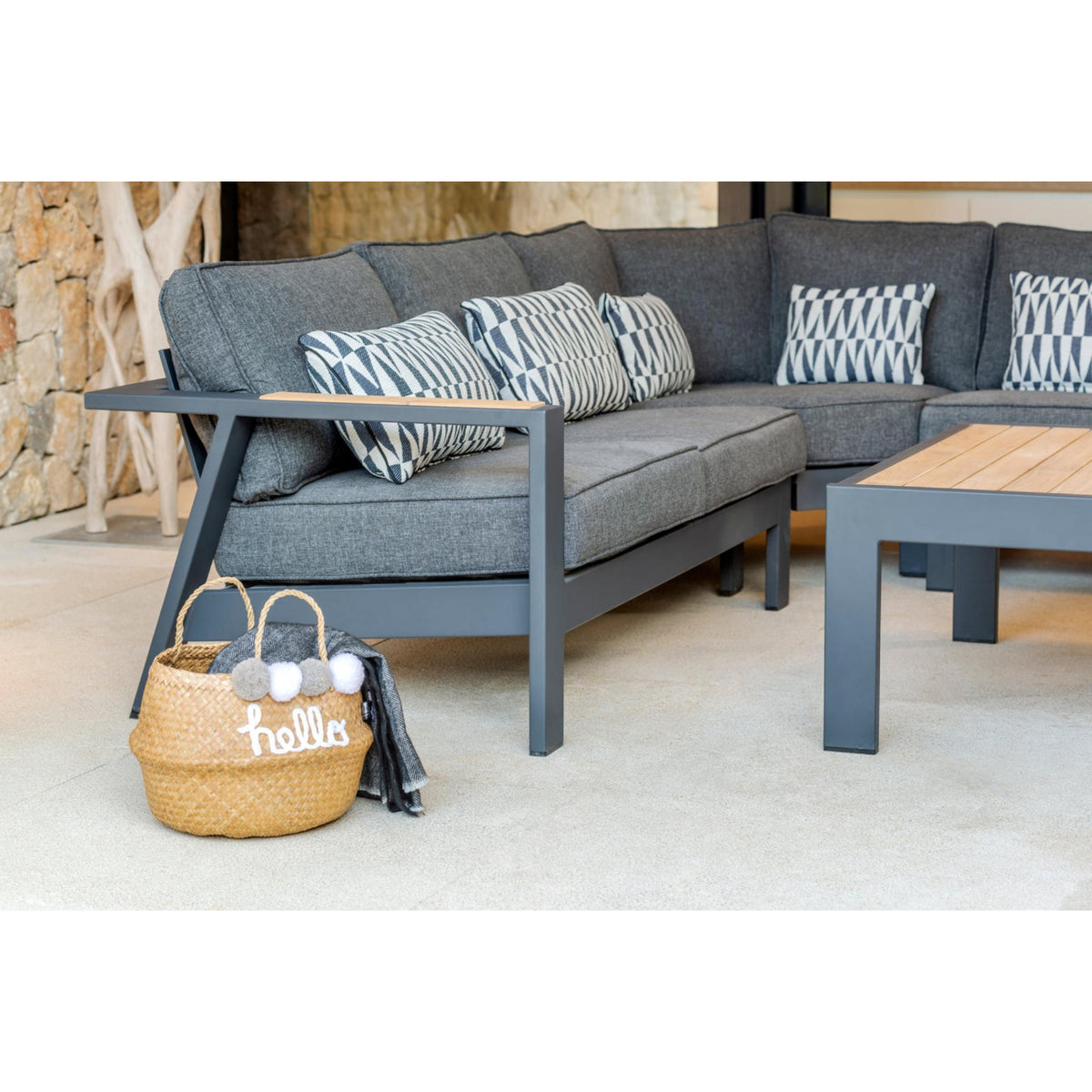 Palau 4 Piece Sectional Seating Set