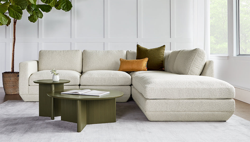 Podium Modular 4PC Lounge Sectional A Sectional Sofa Gus*     Four Hands, Mid Century Modern Furniture, Old Bones Furniture Company, Old Bones Co, Modern Mid Century, Designer Furniture, https://www.oldbonesco.com/
