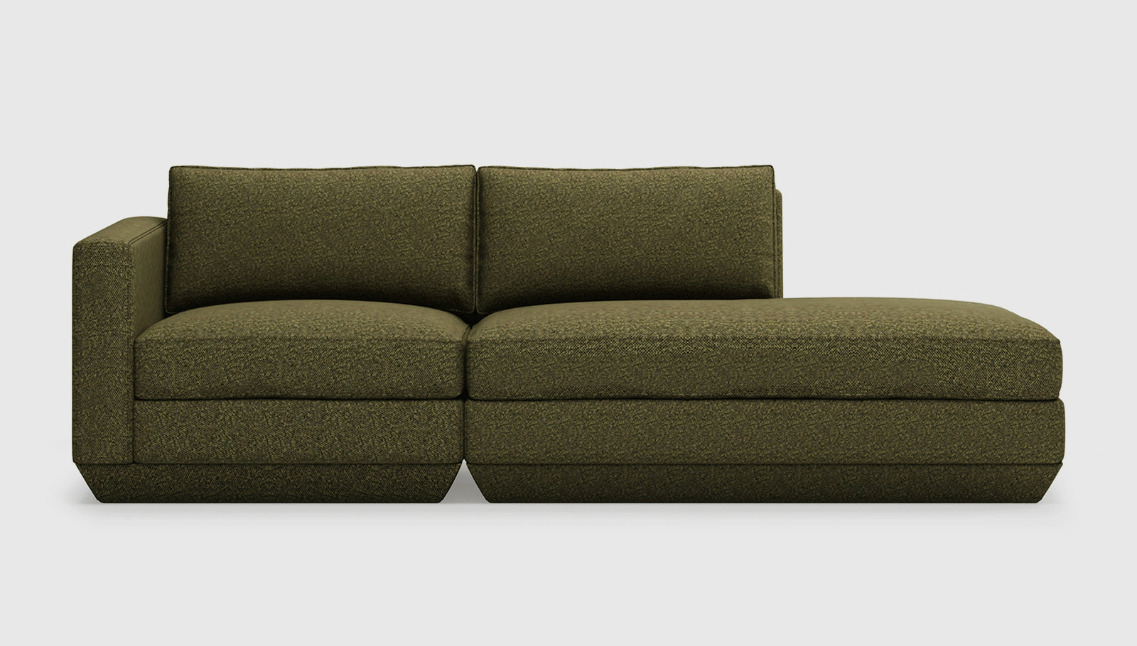 Podium Modular 2PC Lounge Copenhagen Terra / Right FacingLounge Sofa Gus*  Copenhagen Terra Right Facing  Four Hands, Mid Century Modern Furniture, Old Bones Furniture Company, Old Bones Co, Modern Mid Century, Designer Furniture, https://www.oldbonesco.com/