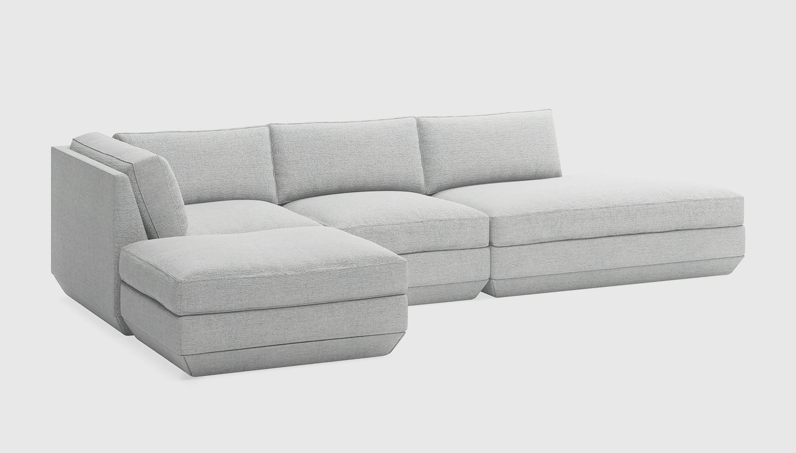 Podium Modular 4PC Lounge Sectional B Sectionals Gus* Bayview Silver , Black Friday Sale Gus* Furniture Sale, Old Bones Co, Mid Century Furniture Sale, Four Hands Furniture, Black Friday Sale Podium Modular 4PC Lounge Sectional B,Gus Sale, Perigold Podium Modular 4PC Lounge Sectional B Sectionals Black Friday Sale , Perigold Sale Podium Modular 4PC Lounge Sectional B,Podium Modular 4PC Lounge Sectional B Lulu and Georgia, Burke Decor Sale Podium Modular 4PC Lounge Sectional B, www.oldbonesco.com