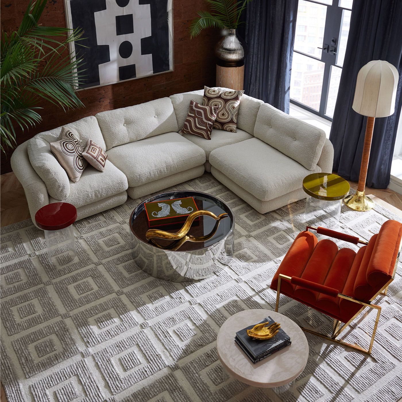 Pompidou 120" Modular Four-Piece Sectional Sectionals Jonathan Adler , Black Friday Sale Jonathan Adler Furniture Sale, Old Bones Co, Mid Century Furniture Sale, Four Hands Furniture, Black Friday Sale Pompidou 120" Modular Four-Piece Sectional,Gus Sale, Perigold Pompidou 120" Modular Four-Piece Sectional Sectionals Black Friday Sale , Perigold Sale Pompidou 120" Modular Four-Piece Sectional,Pompidou 120" Modular Four-Piece Sectional Lulu and Georgia, Burke Decor Sale Pompidou 120" Modular Four-Piece Sectio