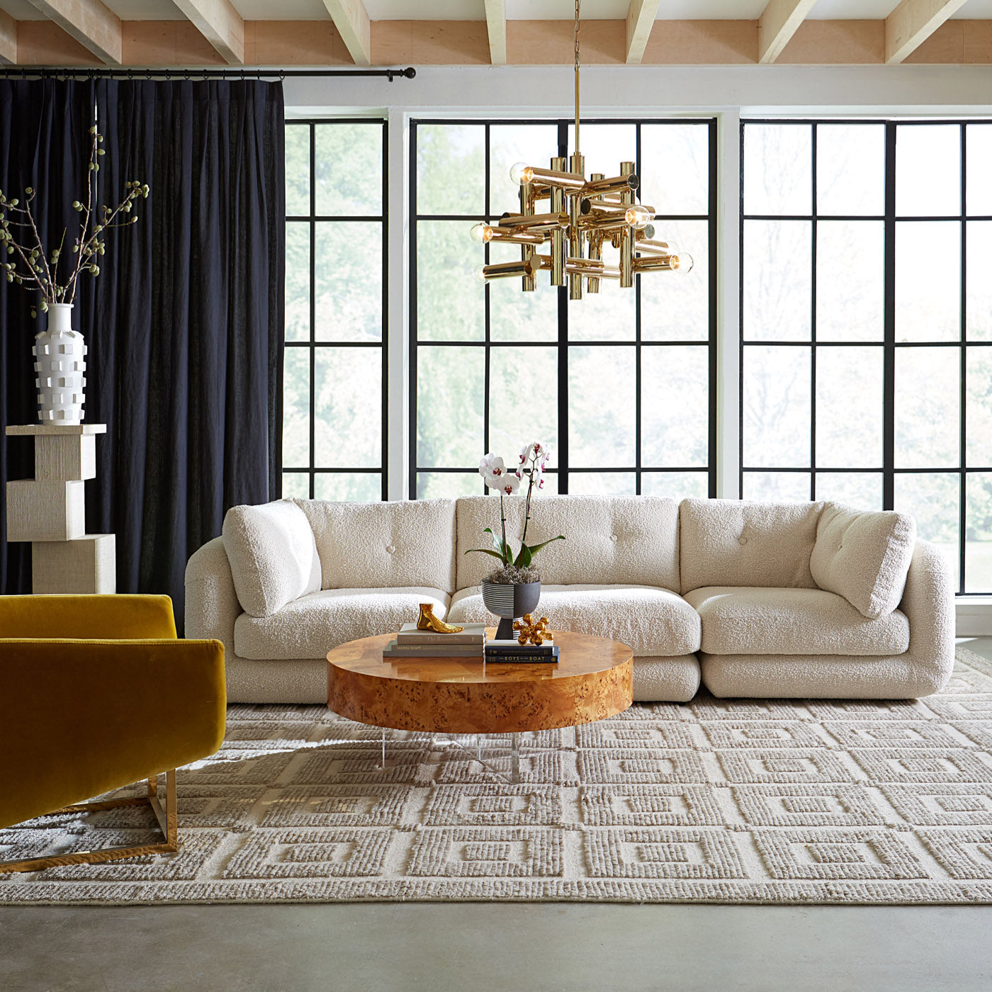 Pompidou 120" Modular Three-Piece Sectional Sectionals Jonathan Adler , Black Friday Sale Jonathan Adler Furniture Sale, Old Bones Co, Mid Century Furniture Sale, Four Hands Furniture, Black Friday Sale Pompidou 120" Modular Three-Piece Sectional,Gus Sale, Perigold Pompidou 120" Modular Three-Piece Sectional Sectionals Black Friday Sale , Perigold Sale Pompidou 120" Modular Three-Piece Sectional,Pompidou 120" Modular Three-Piece Sectional Lulu and Georgia, Burke Decor Sale Pompidou 120" Modular Three-Piece 