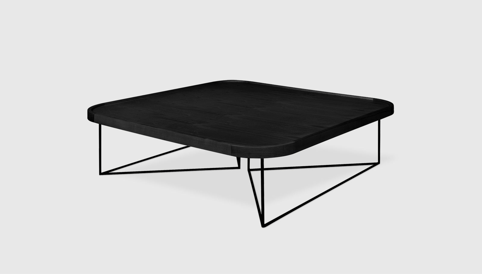Porter Coffee Table - Square Black AshCoffee Table Gus*  Black Ash   Four Hands, Mid Century Modern Furniture, Old Bones Furniture Company, Old Bones Co, Modern Mid Century, Designer Furniture, https://www.oldbonesco.com/