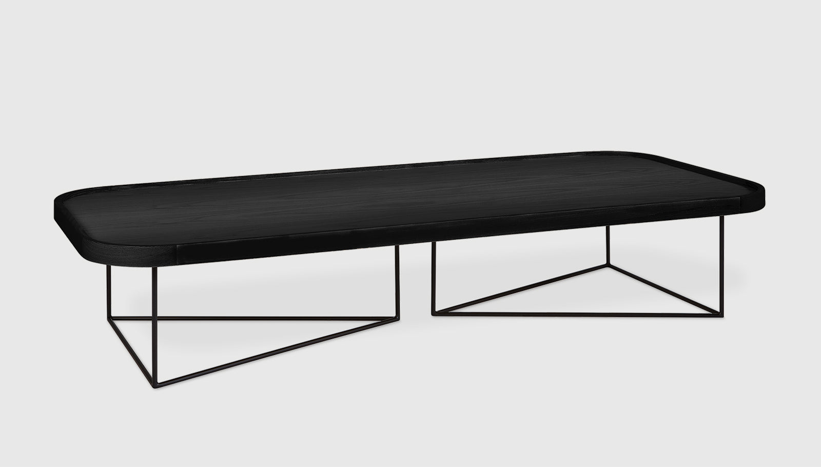 Porter Coffee Table - Rectangle Black Ash / BlackCoffee Table Gus*  Black Ash Black  Four Hands, Mid Century Modern Furniture, Old Bones Furniture Company, Old Bones Co, Modern Mid Century, Designer Furniture, https://www.oldbonesco.com/