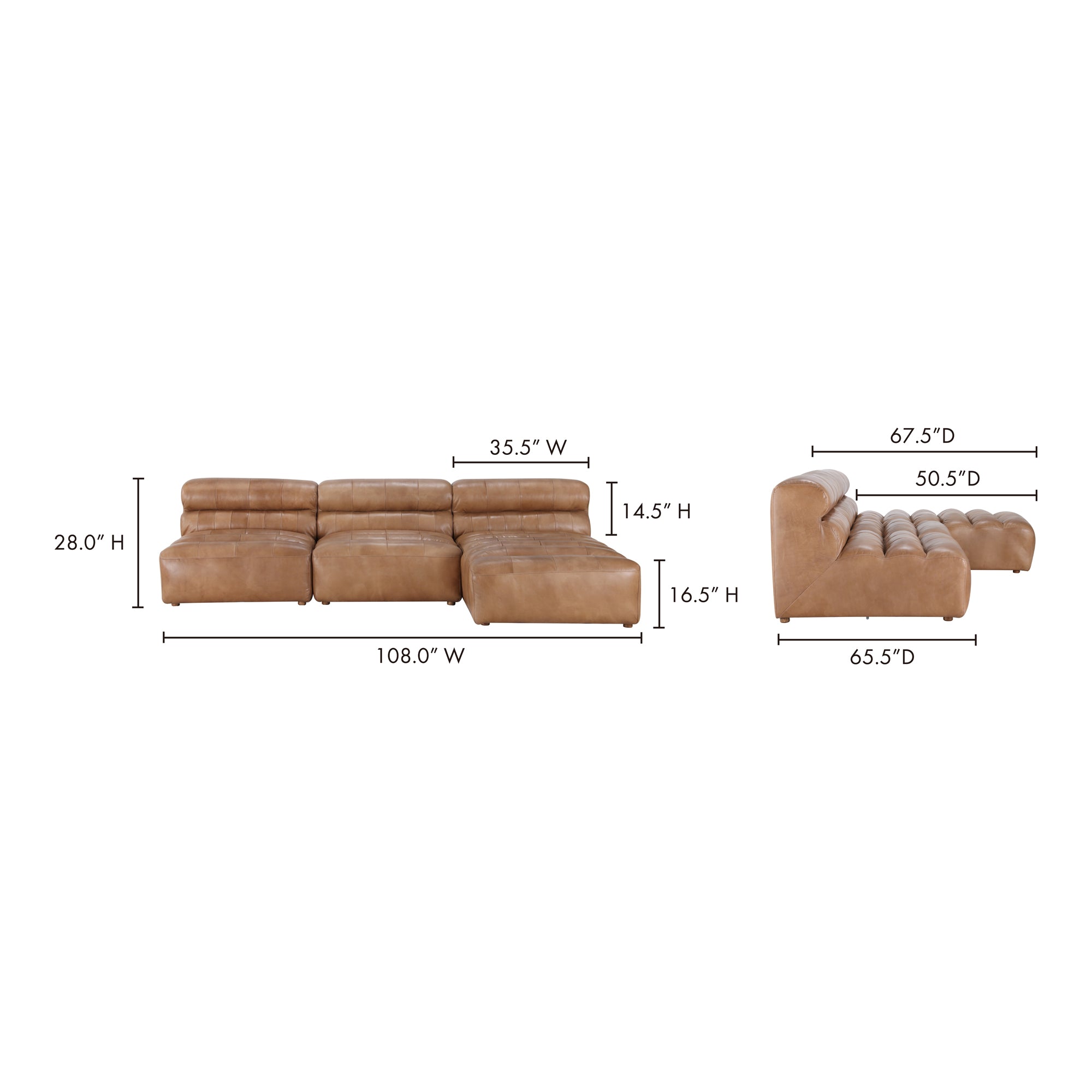 Ramsay Signature Modular Sectional Sectional Modular Moe's    Four Hands, Mid Century Modern Furniture, Old Bones Furniture Company, Old Bones Co, Modern Mid Century, Designer Furniture, Furniture Sale, Warehouse Furniture Sale, Ramsay Signature Modular Sectional Sale, https://www.oldbonesco.com/