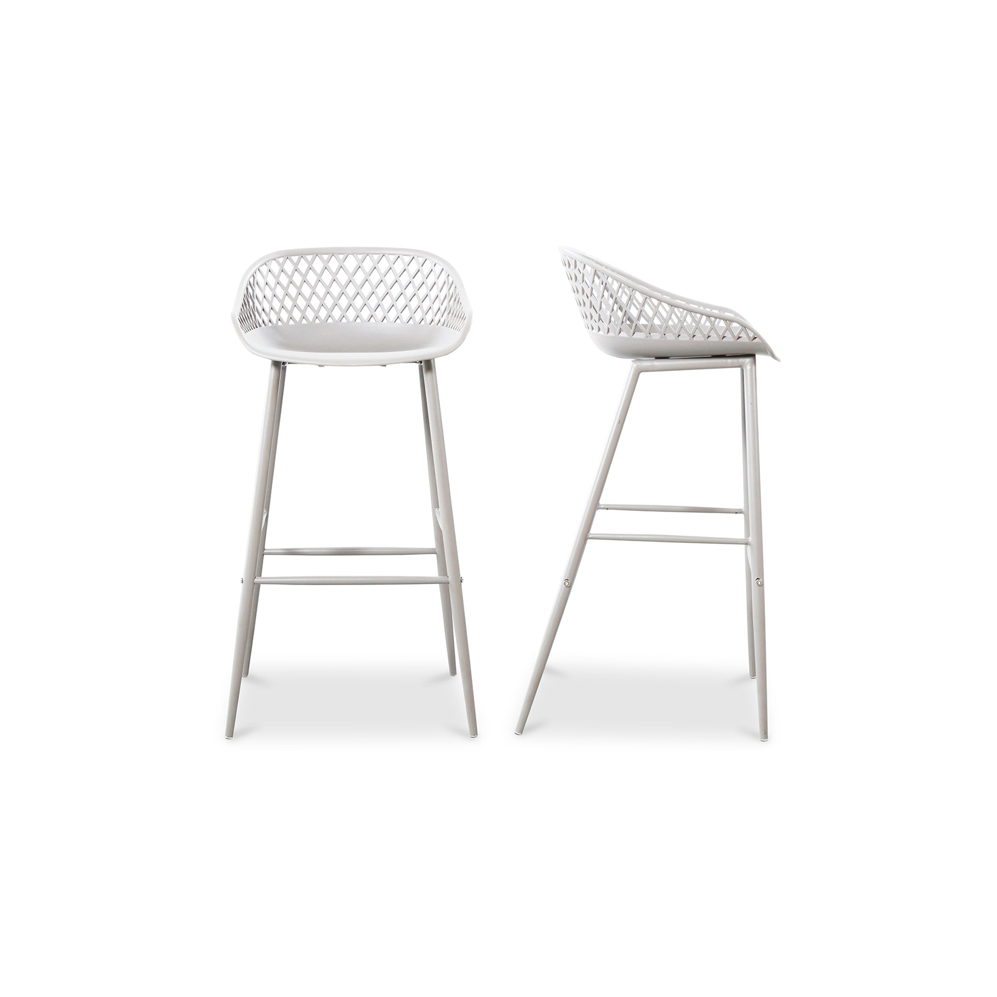 Piazza Outdoor Barstool-M2 WhiteBarstools Moe's White   Four Hands, Mid Century Modern Furniture, Old Bones Furniture Company, Old Bones Co, Modern Mid Century, Designer Furniture, Furniture Sale, Warehouse Furniture Sale, Piazza Outdoor Barstool-M2 Sale, https://www.oldbonesco.com/