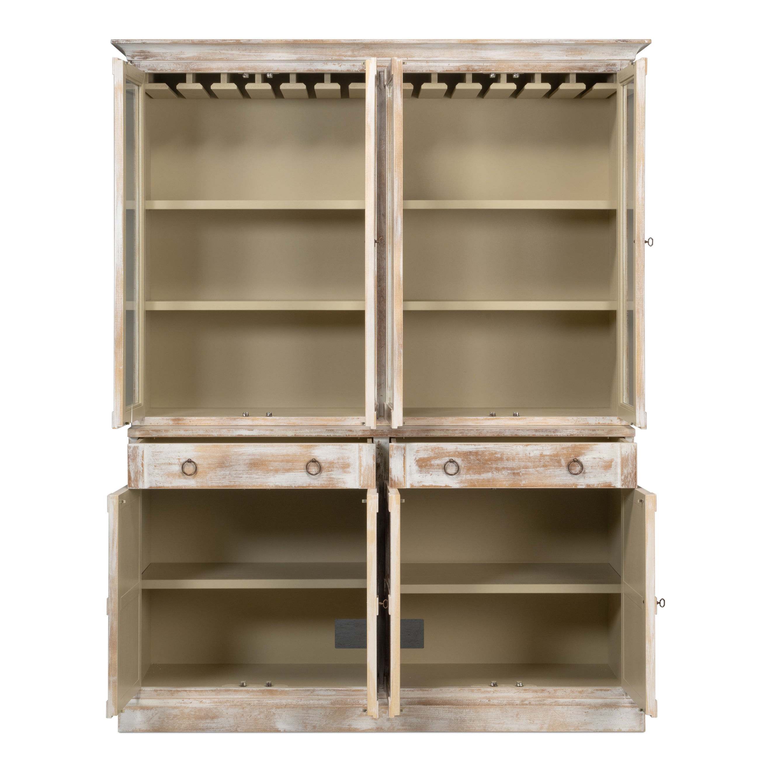 Center Media Unit & Hutch