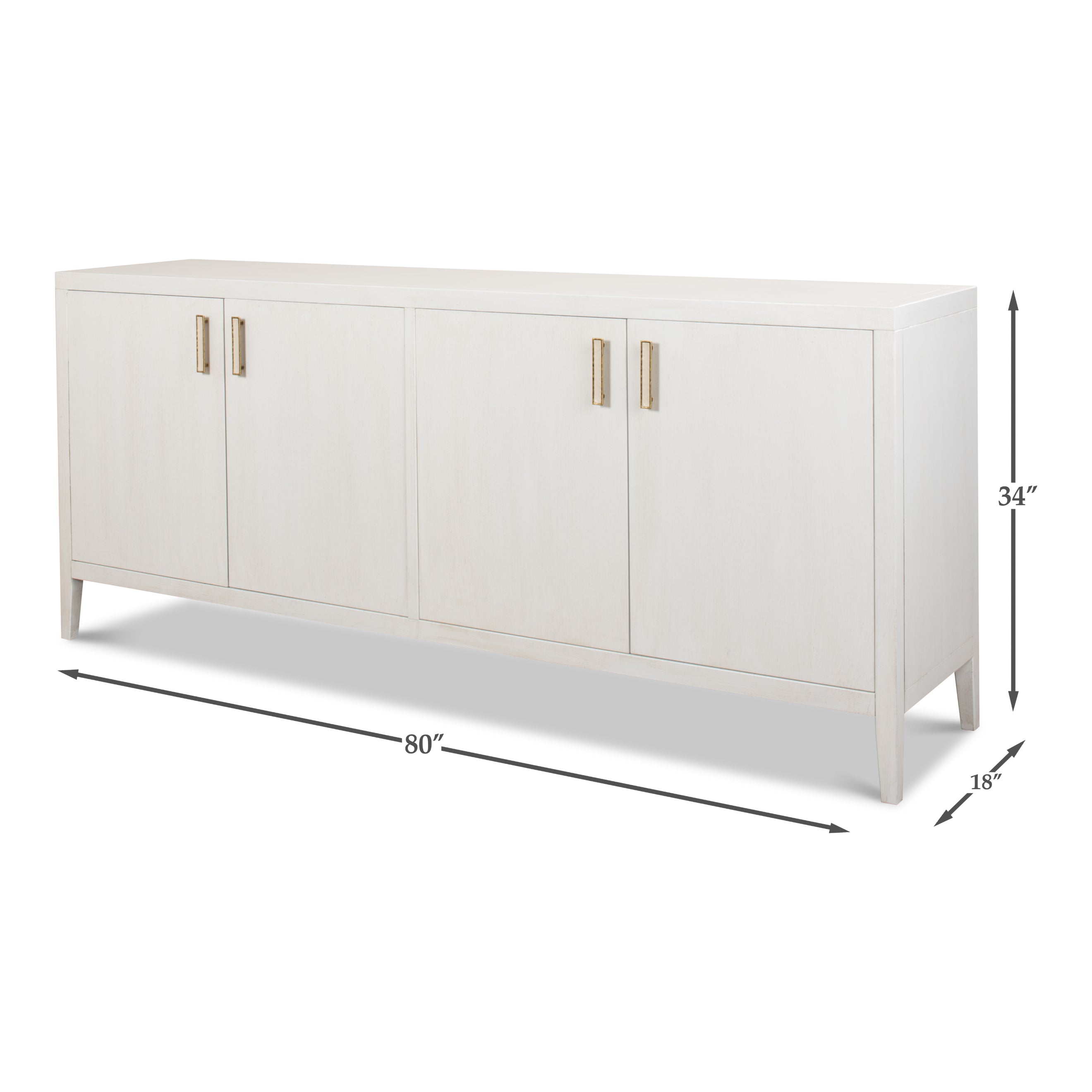 Blanco 4-Door Buffet
