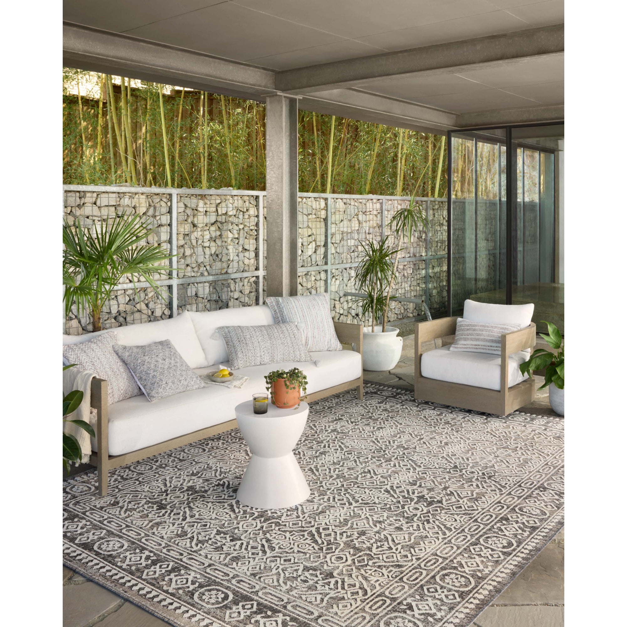 Loloi Rainier Pebble/Ivory Rug
