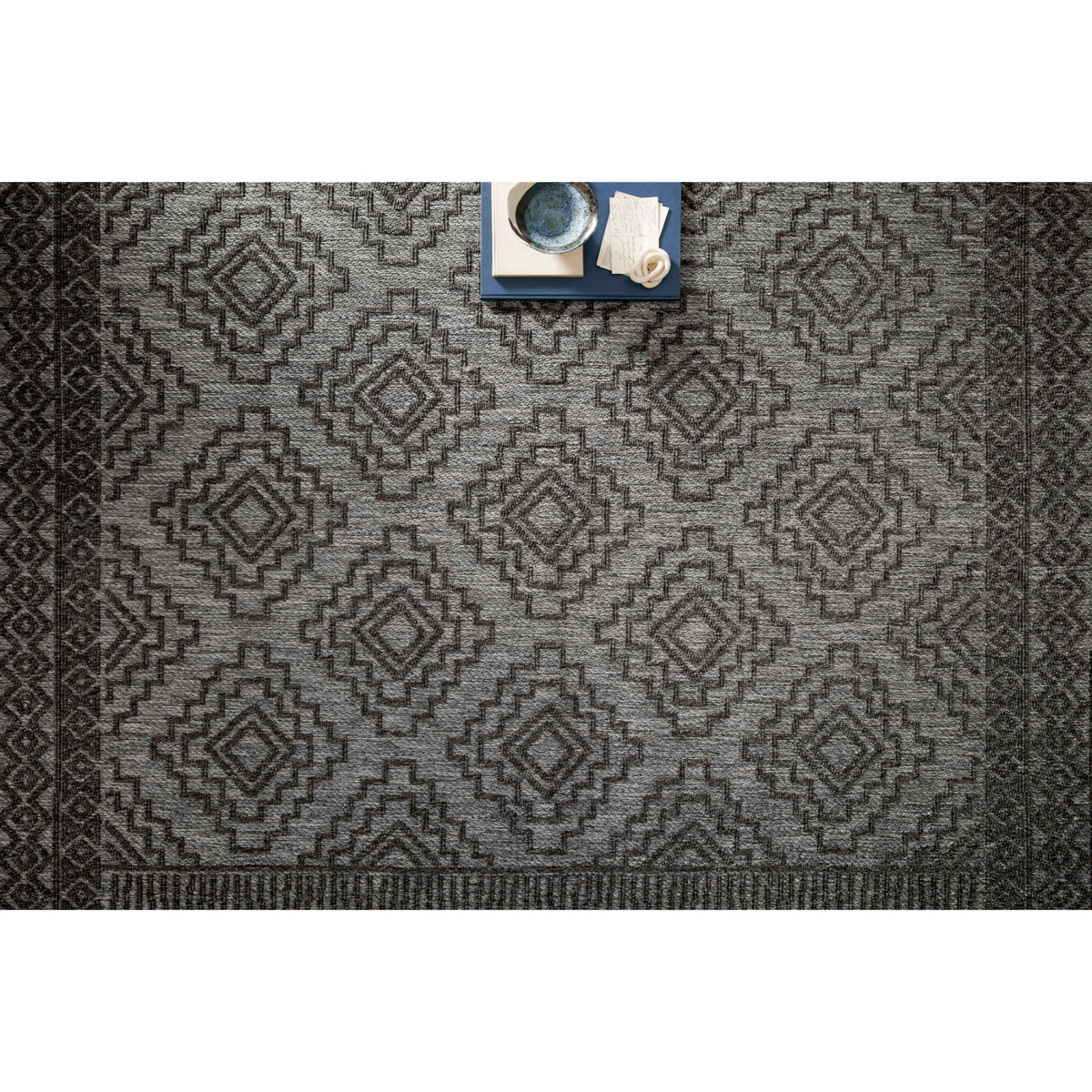 Loloi Rainier Grey/Charcoal Rug by Loloi