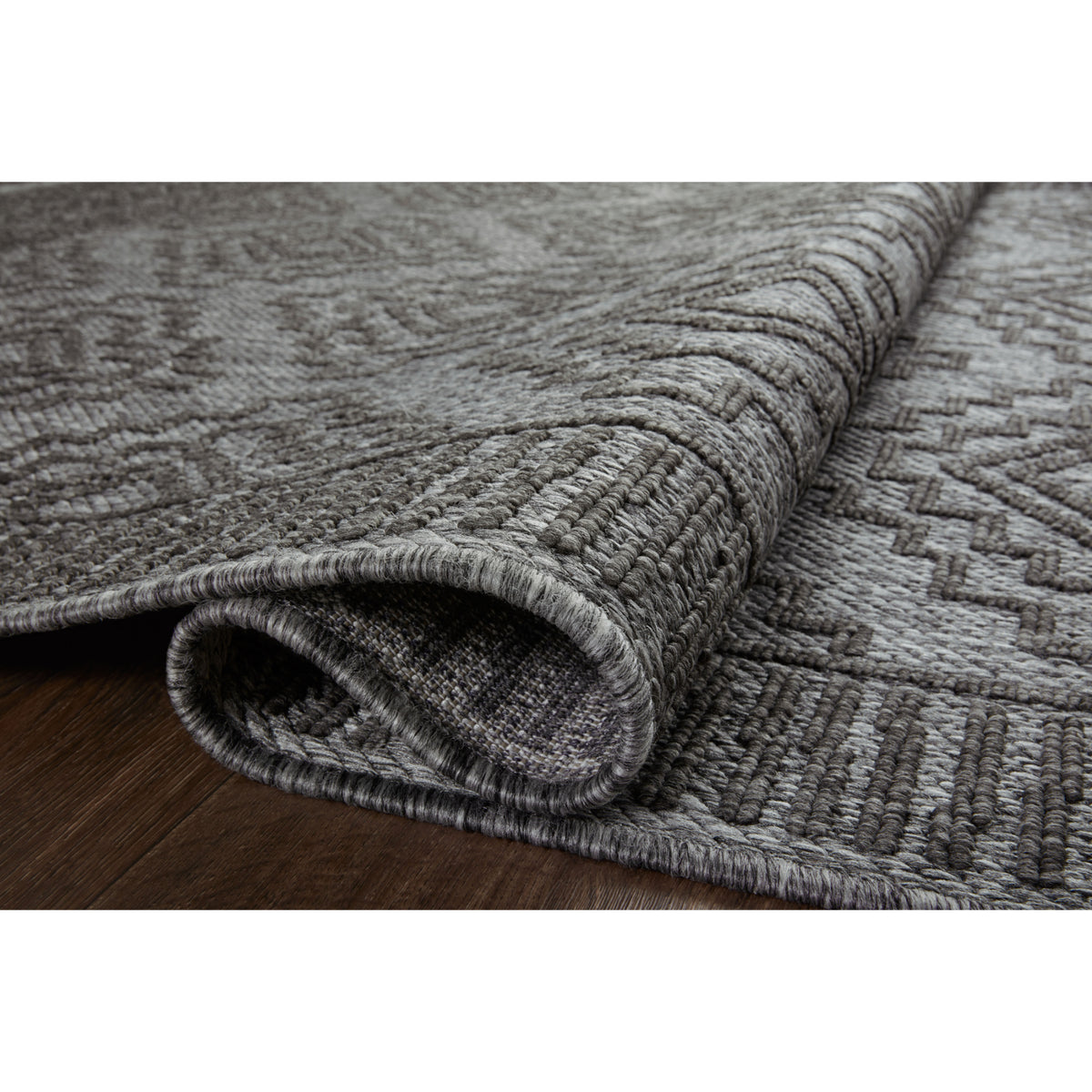 Loloi Rainier Grey/Charcoal Rug by Loloi