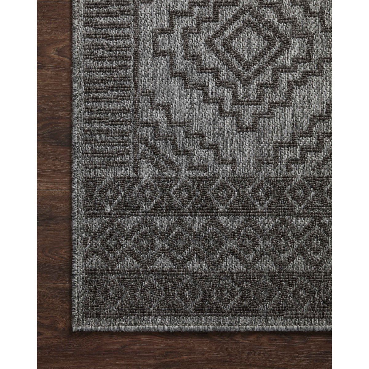 Loloi Rainier Grey/Charcoal Rug by Loloi