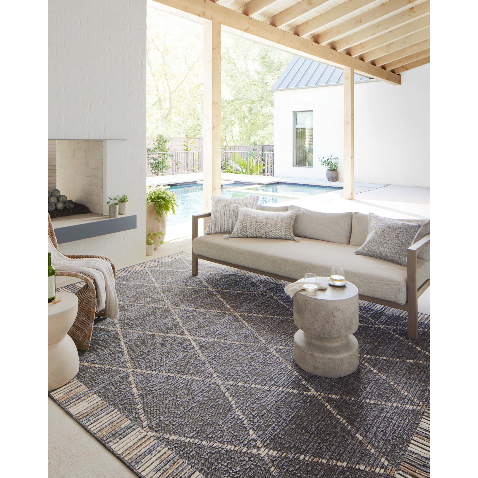 Loloi Rainier Slate/Multi Rug