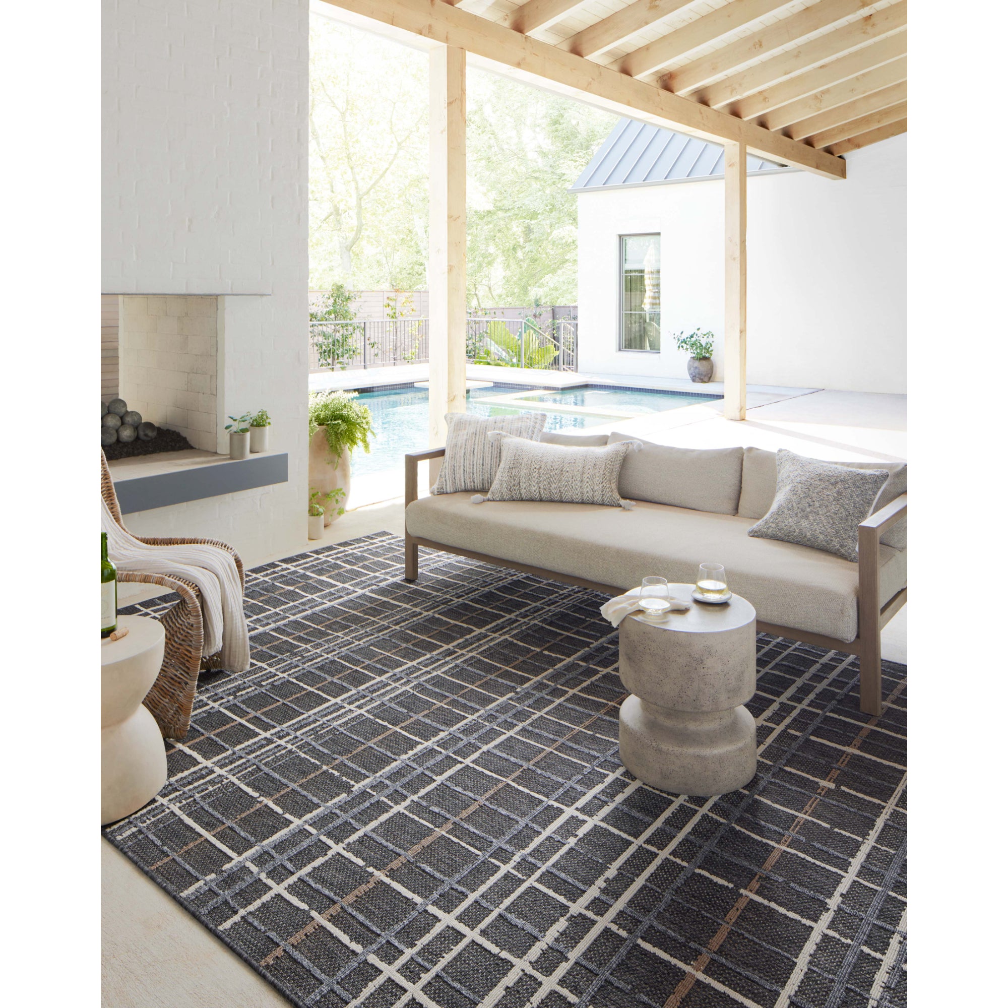 Loloi Rainier Charcoal/Multi Rug