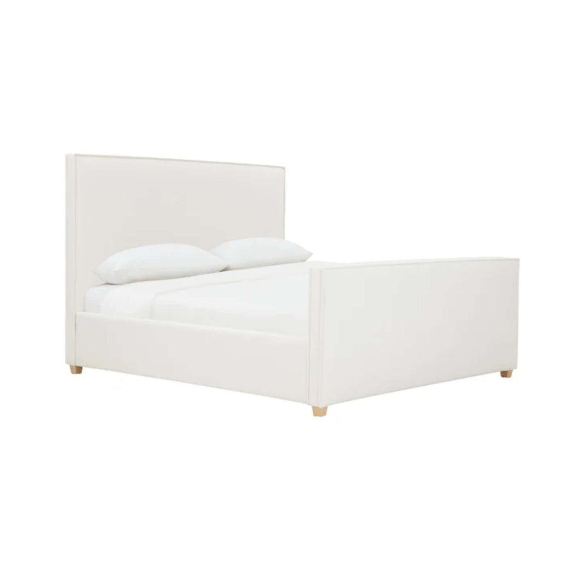 Bristol Park Ivory Contract-Grade Fabric Upholstered Bed