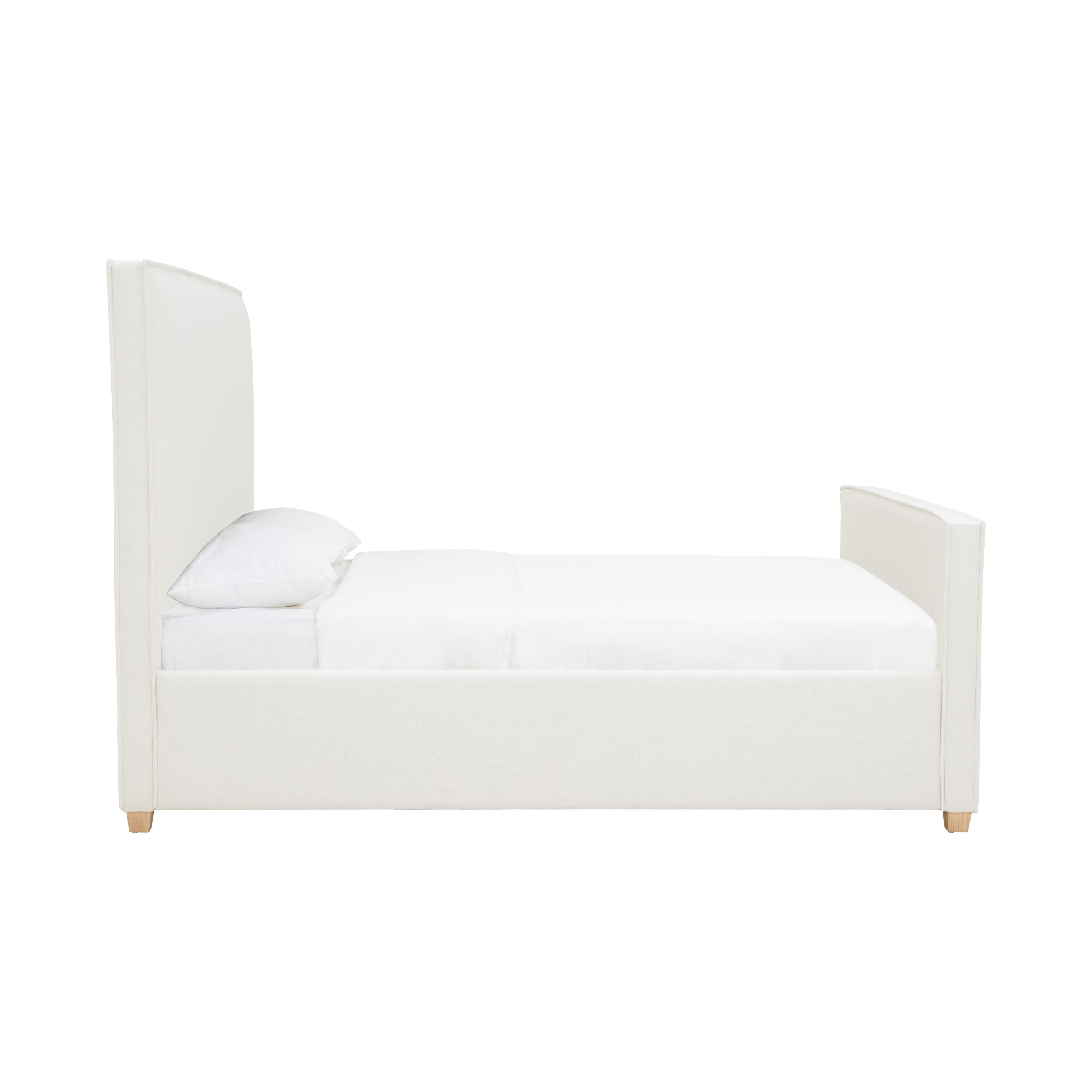 Bristol Park Ivory Contract-Grade Fabric Upholstered Bed