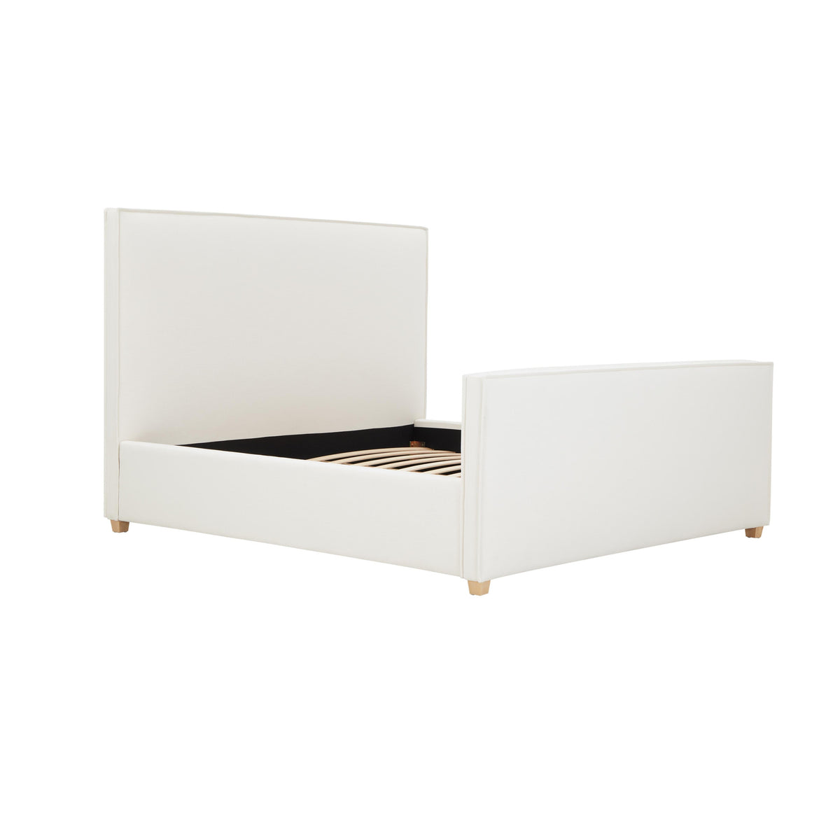 Bristol Park Ivory Contract-Grade Fabric Upholstered Bed