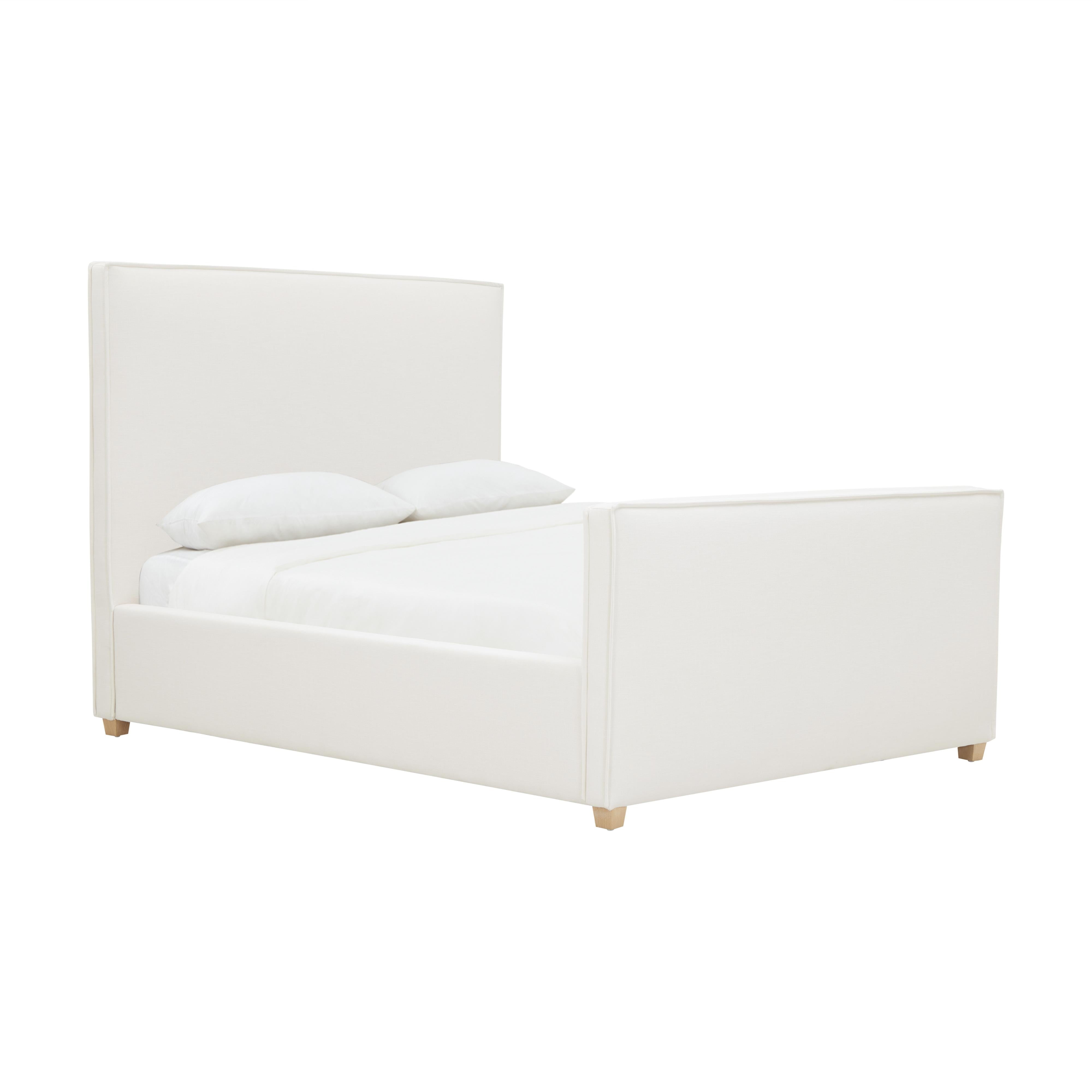 Bristol Park Ivory Contract-Grade Fabric Upholstered Bed
