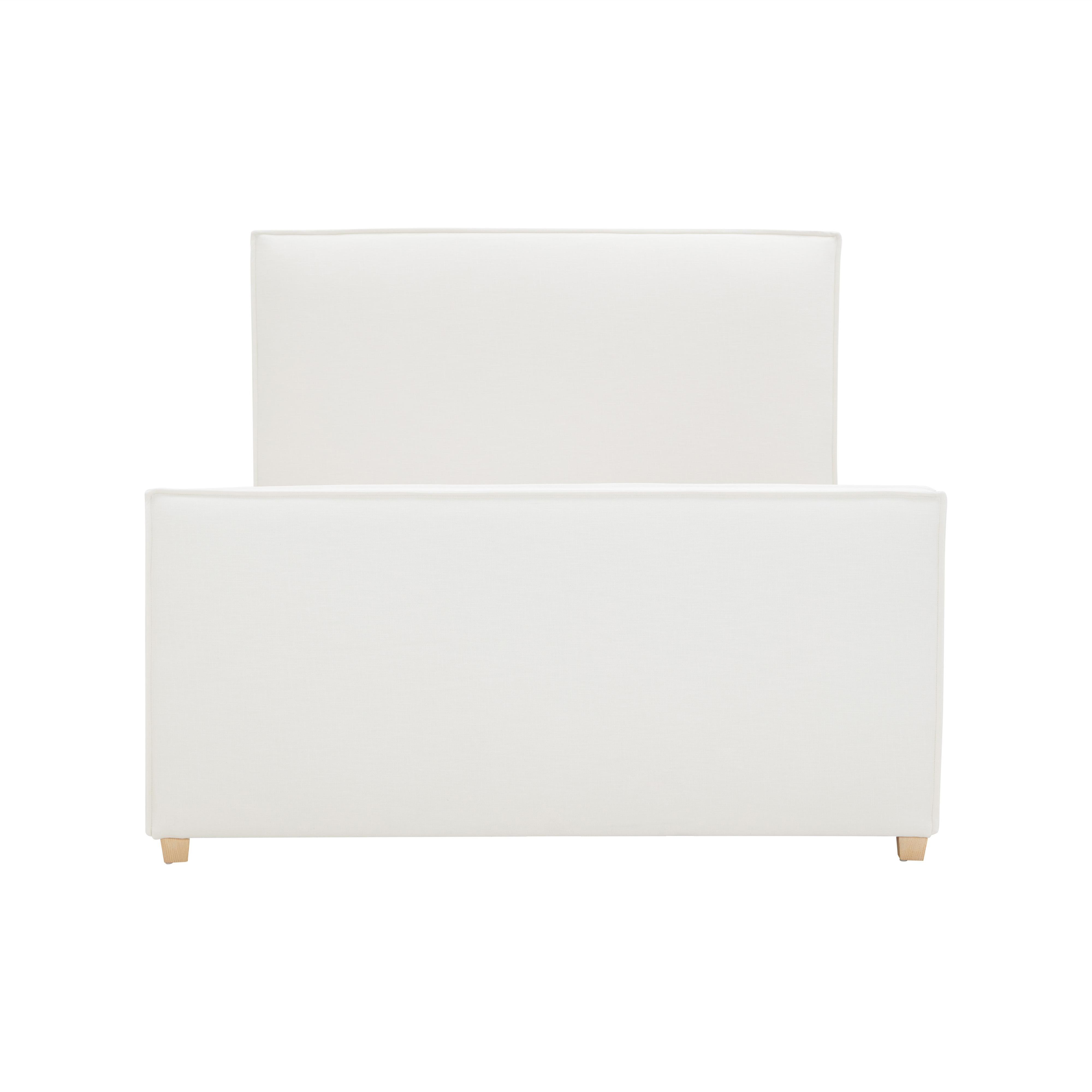 Bristol Park Ivory Contract-Grade Fabric Upholstered Bed