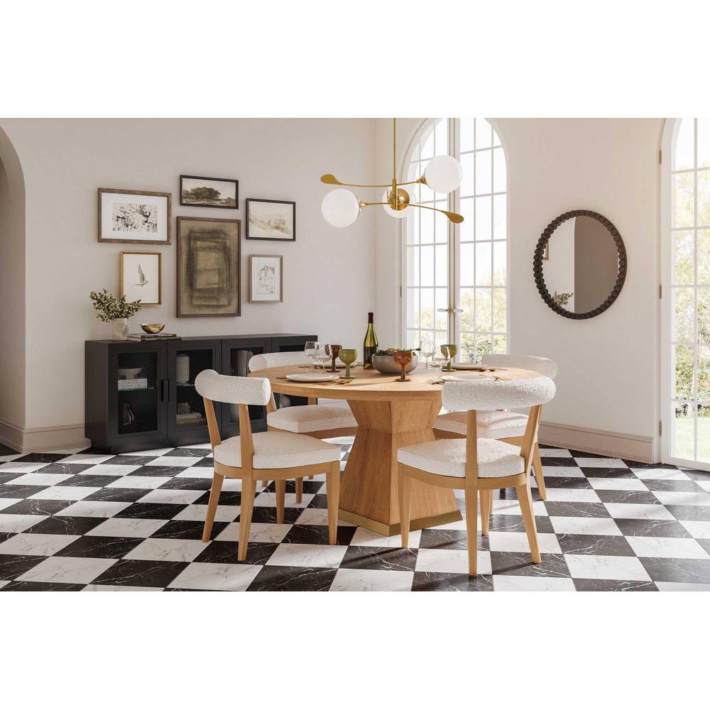 Nolan Wood 56" Round Dining Table