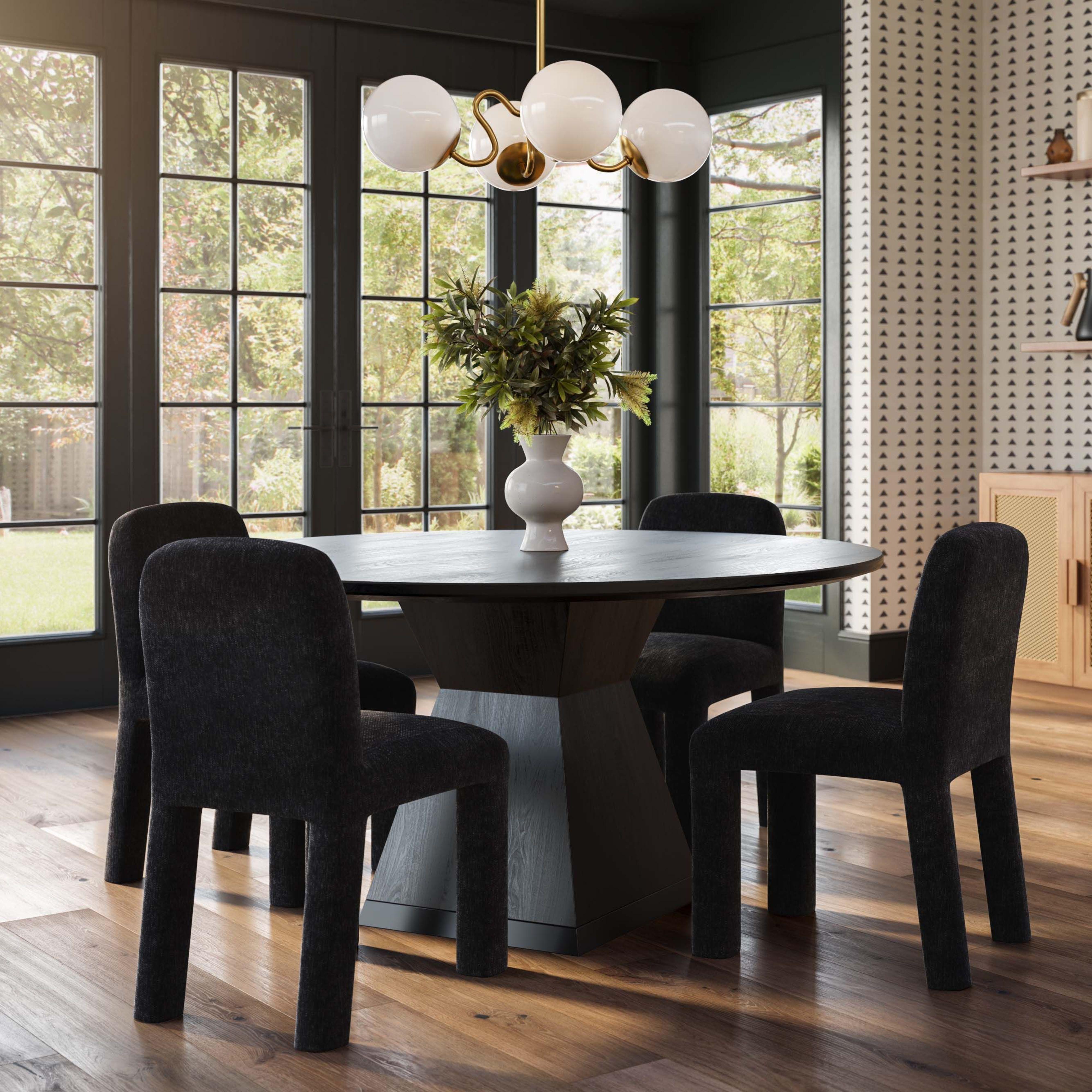 Nolan Wood 56" Round Dining Table