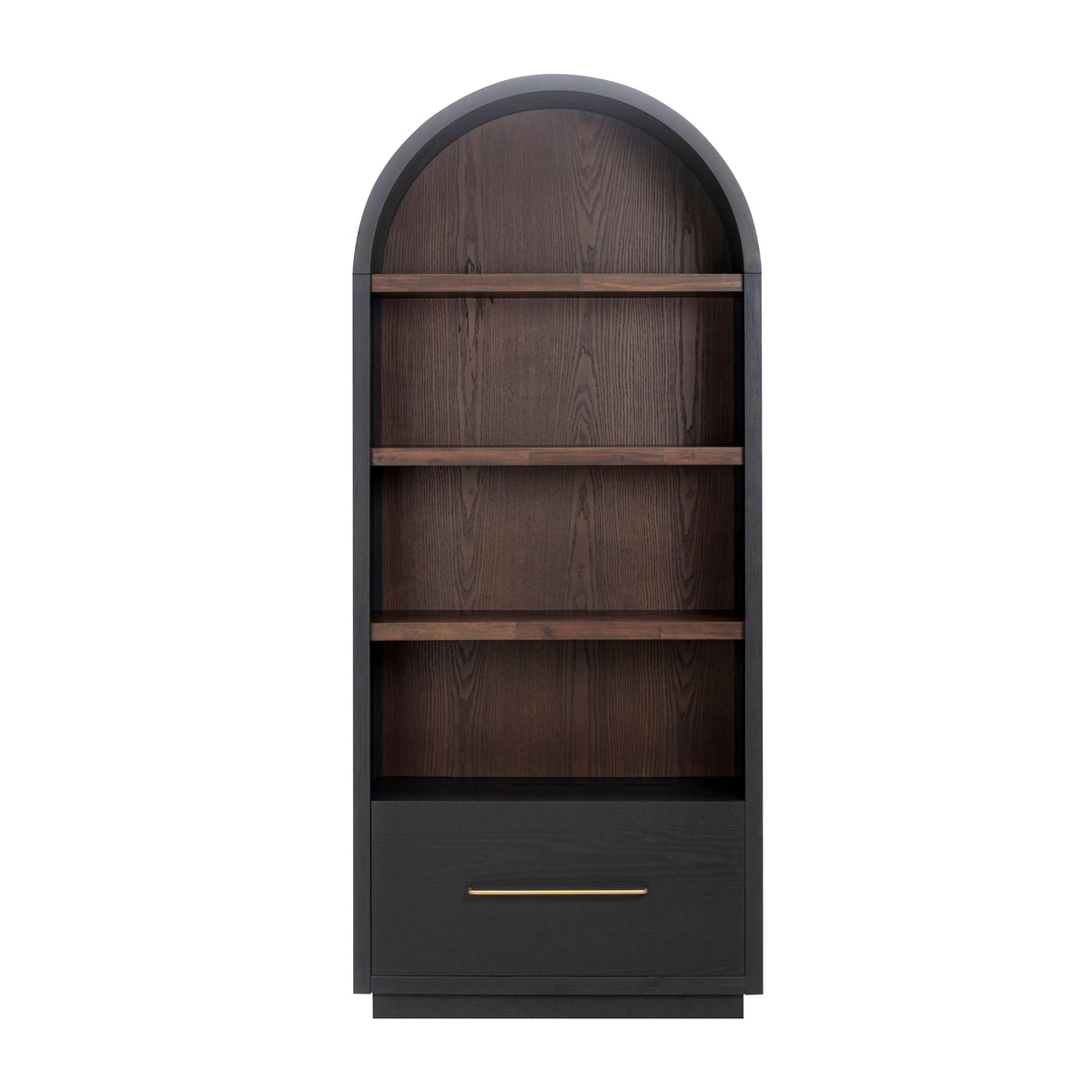 Marlow Wood Bookcase with File Drawer