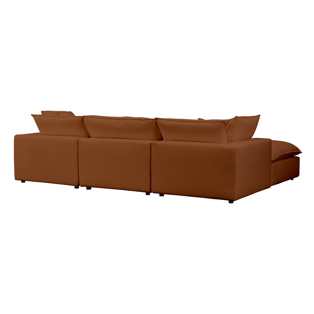 Cali Performance Fabric Modular 4 Piece Sectional