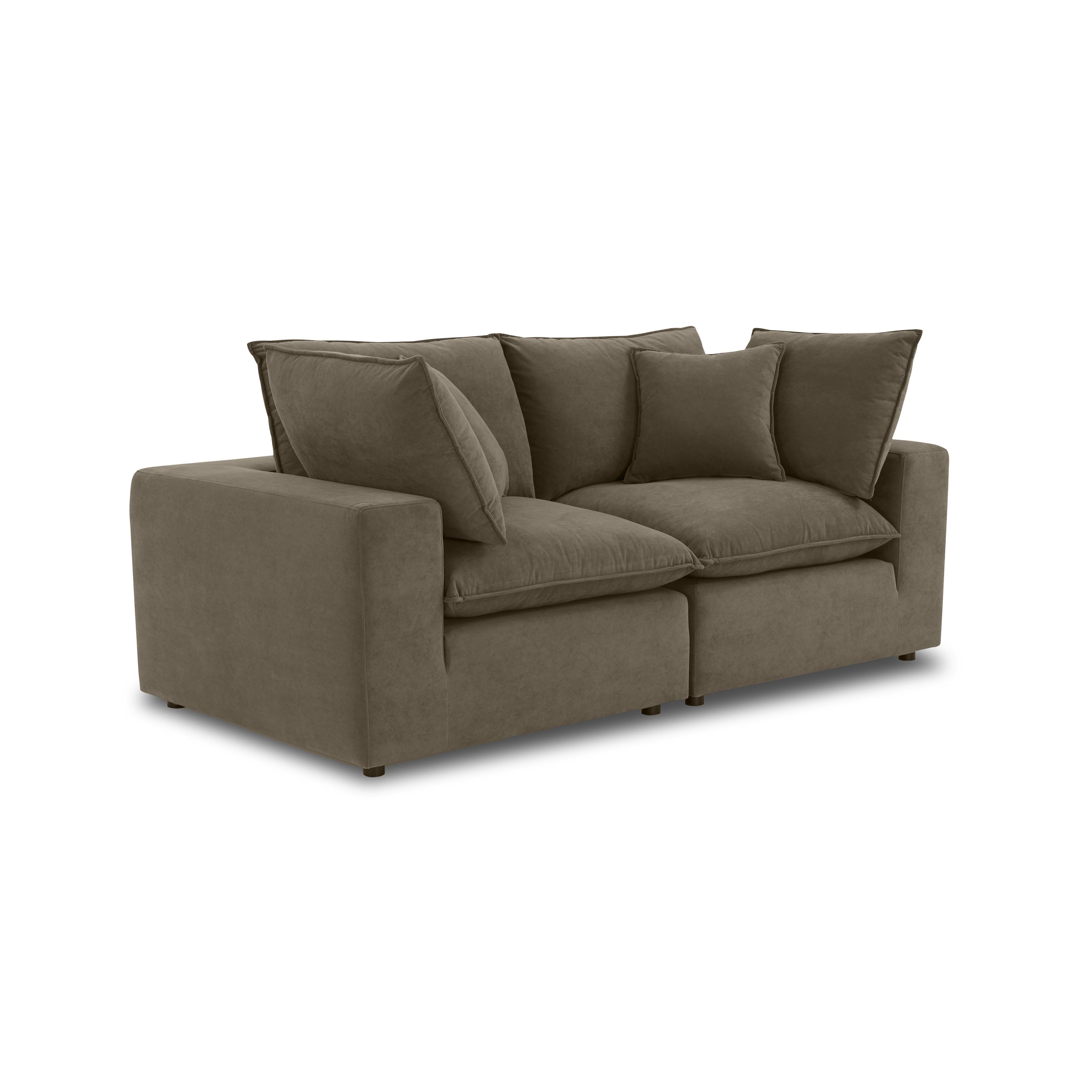Cali Chocolate Brown Performance Velvet Modular Loveseat Sofas TOV Furniture , Black Friday Sale TOV Furniture Furniture Sale, Old Bones Co, Mid Century Furniture Sale, Four Hands Furniture, Black Friday Sale Cali Chocolate Brown Performance Velvet Modular Loveseat,Gus Sale, Perigold Cali Chocolate Brown Performance Velvet Modular Loveseat Sofas Black Friday Sale , Perigold Sale Cali Chocolate Brown Performance Velvet Modular Loveseat,Cali Chocolate Brown Performance Velvet Modular Loveseat Lulu and Georgia