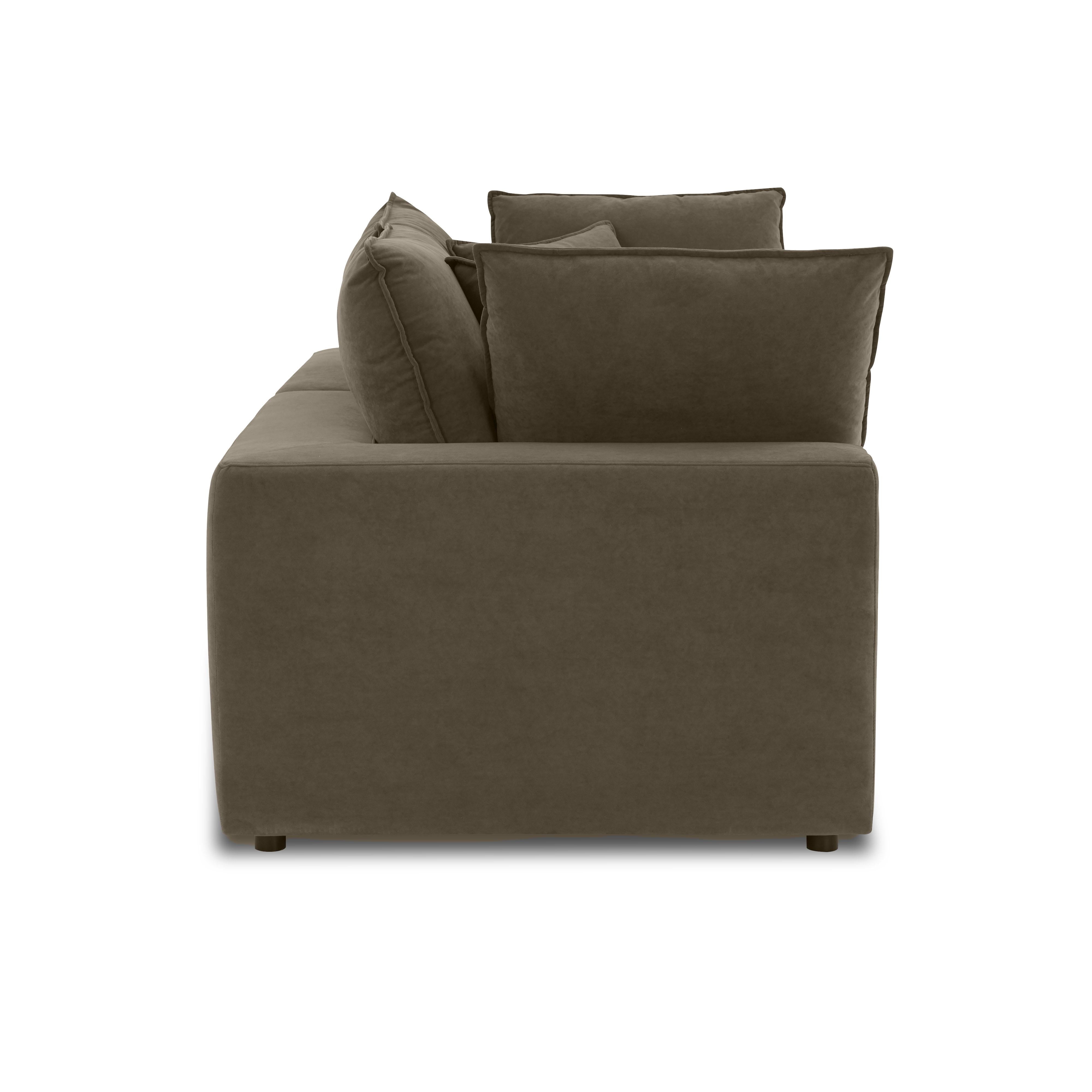 Cali Chocolate Brown Performance Velvet Modular Loveseat Sofas TOV Furniture , Black Friday Sale TOV Furniture Furniture Sale, Old Bones Co, Mid Century Furniture Sale, Four Hands Furniture, Black Friday Sale Cali Chocolate Brown Performance Velvet Modular Loveseat,Gus Sale, Perigold Cali Chocolate Brown Performance Velvet Modular Loveseat Sofas Black Friday Sale , Perigold Sale Cali Chocolate Brown Performance Velvet Modular Loveseat,Cali Chocolate Brown Performance Velvet Modular Loveseat Lulu and Georgia