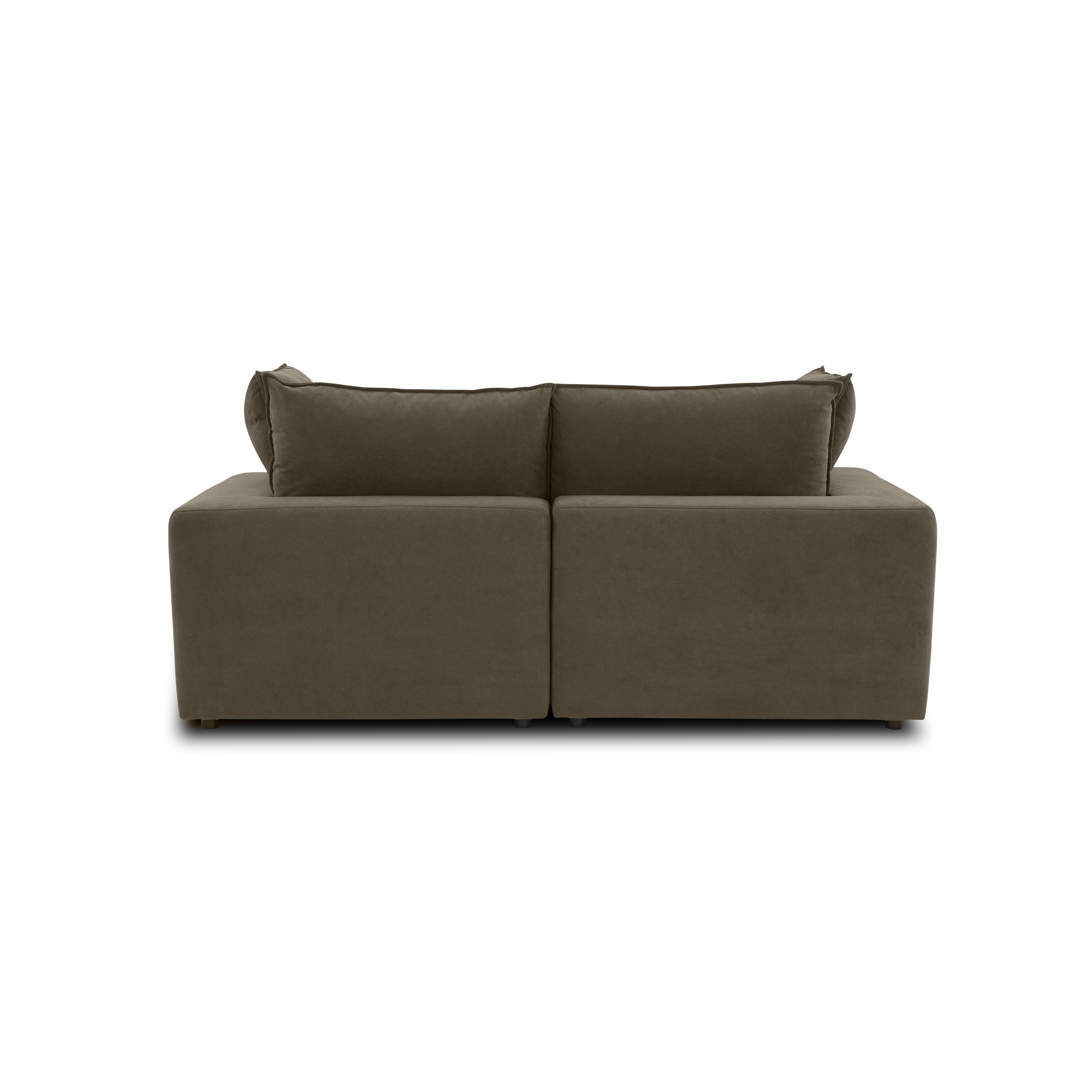 Cali Chocolate Brown Performance Velvet Modular Loveseat Sofas TOV Furniture , Black Friday Sale TOV Furniture Furniture Sale, Old Bones Co, Mid Century Furniture Sale, Four Hands Furniture, Black Friday Sale Cali Chocolate Brown Performance Velvet Modular Loveseat,Gus Sale, Perigold Cali Chocolate Brown Performance Velvet Modular Loveseat Sofas Black Friday Sale , Perigold Sale Cali Chocolate Brown Performance Velvet Modular Loveseat,Cali Chocolate Brown Performance Velvet Modular Loveseat Lulu and Georgia