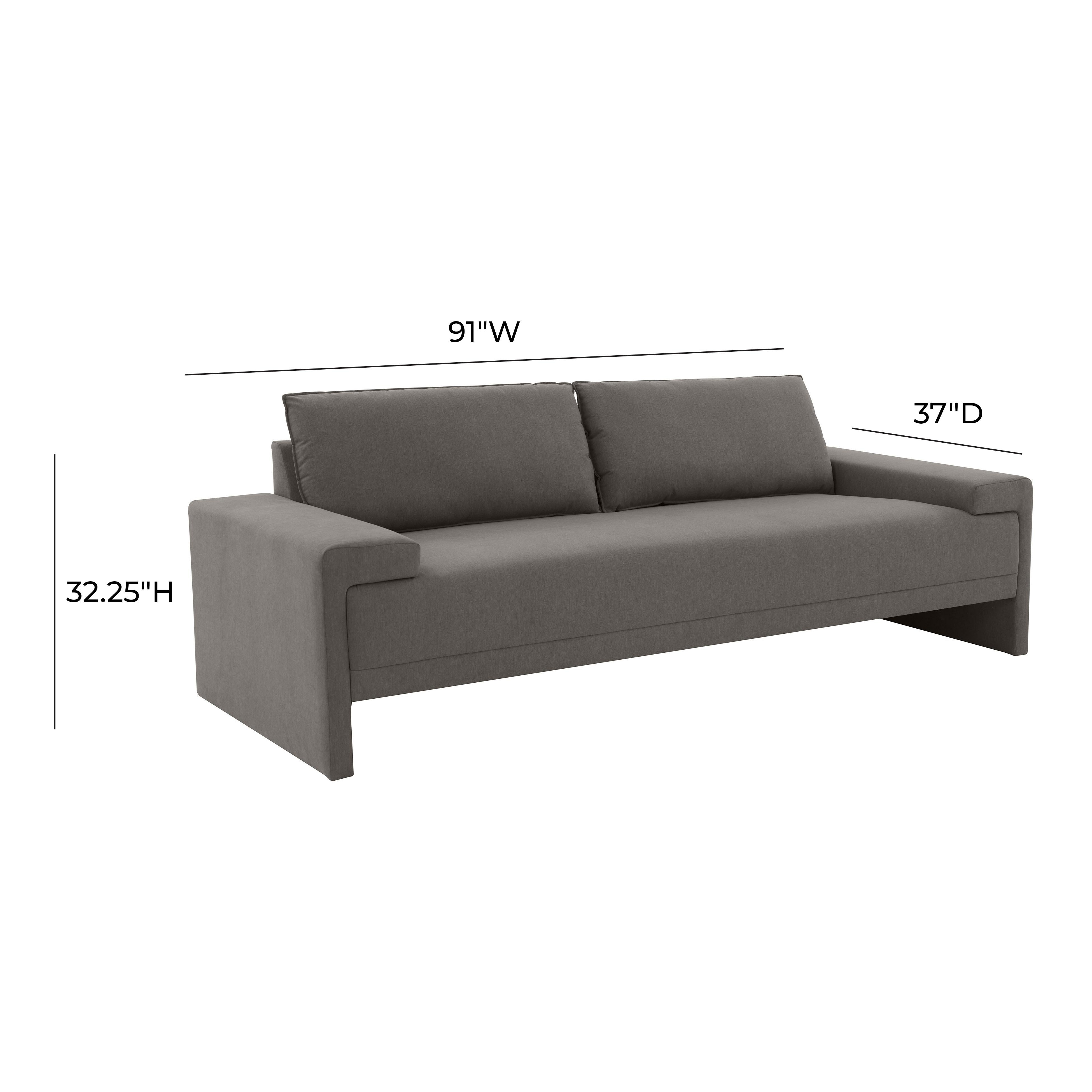 Maeve 91" Contract-Grade Fabric Sofa