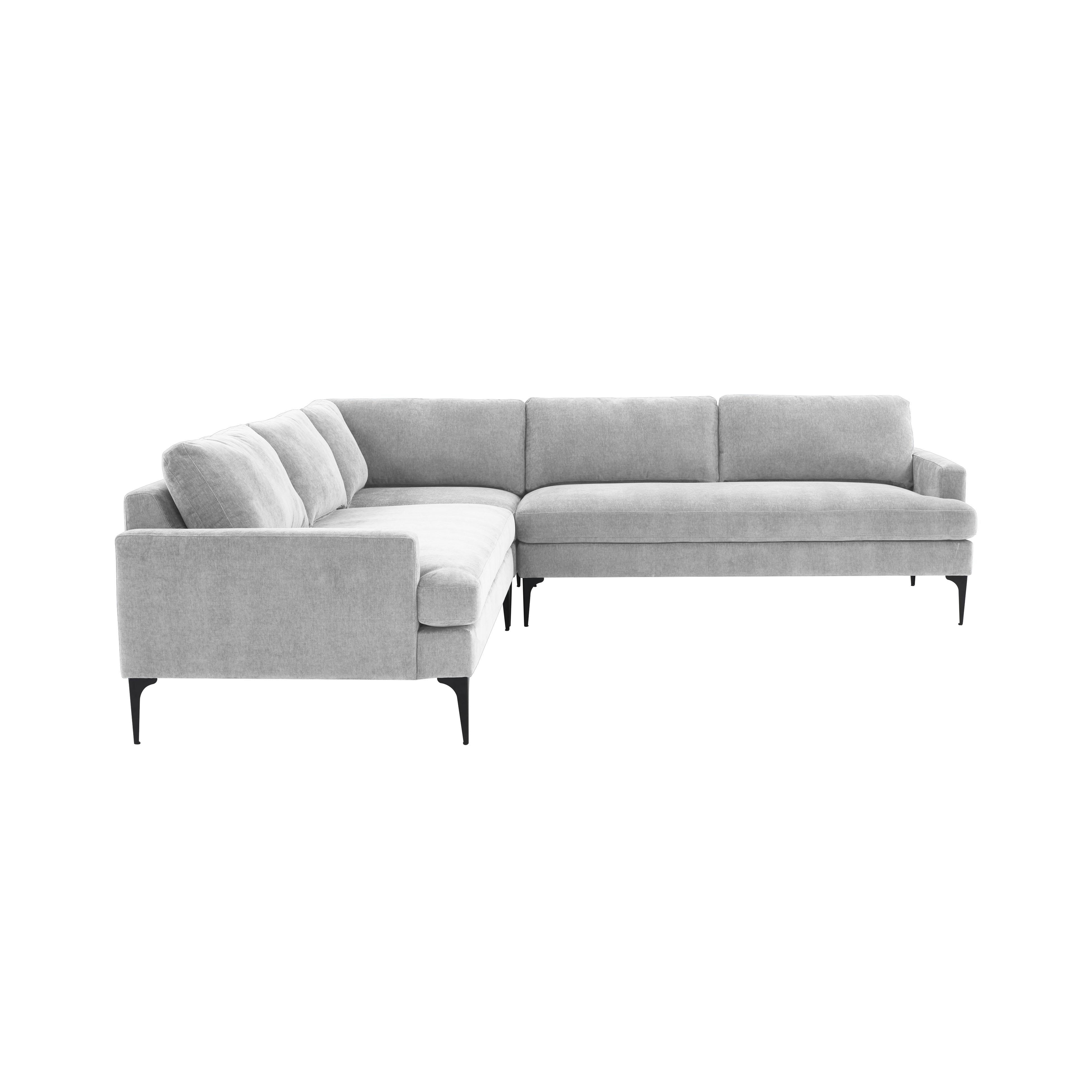 Serena Velvet L-Sectional Sectionals TOV Furniture     Sectionals, Mid Century Furniture, Furniture Sale, Old Bones Co, Mid Century Furniture Sale, Four Hands Furniture, Sale,Gus, Sale,Perigold Serena Velvet L-Sectional Sectionals Sale, Perigold Sale Serena Velvet L-Sectional,Serena Velvet L-Sectional Lulu and Georgia, Burke Decor Sale Serena Velvet L-Sectional, www.oldbonesco.com