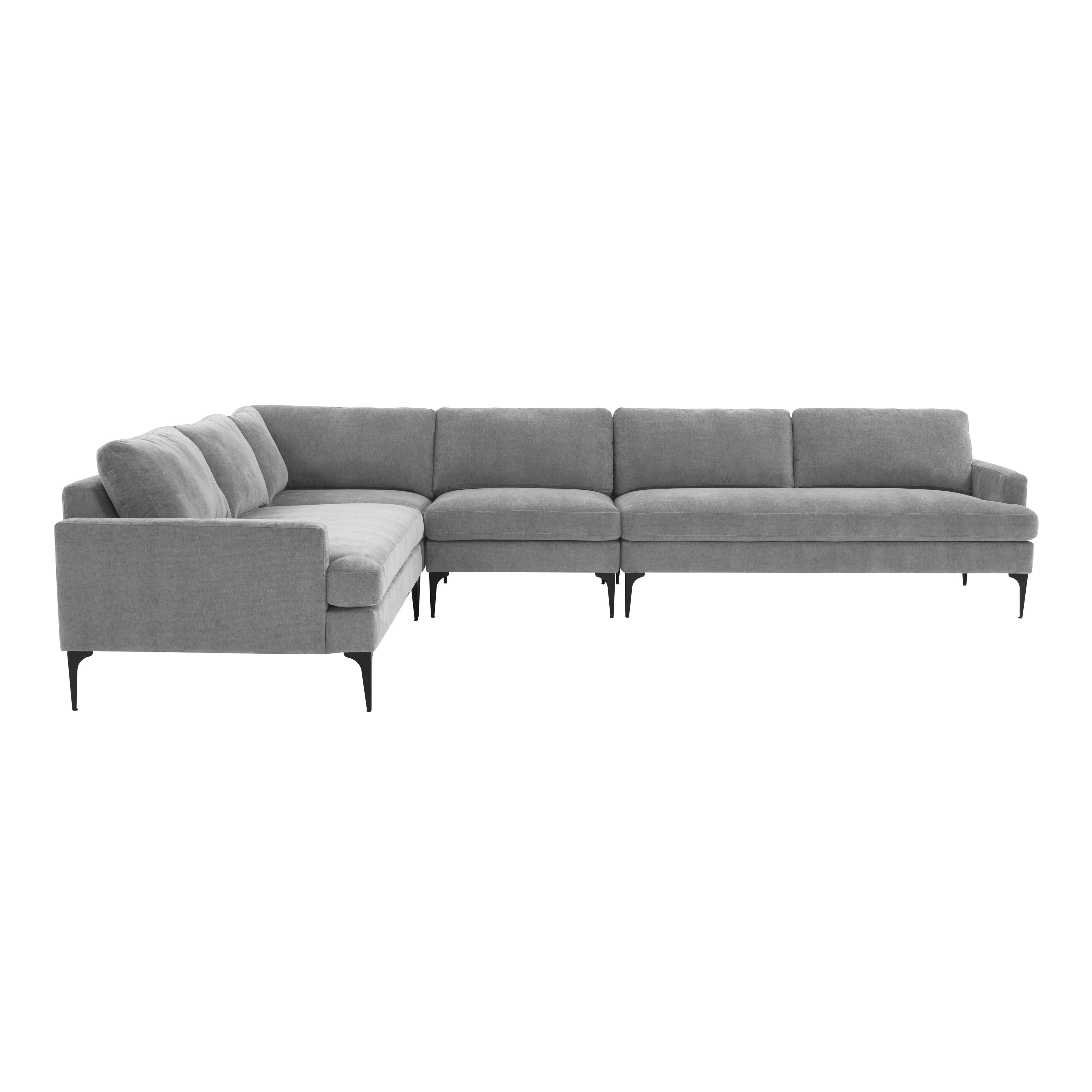 Serena Velvet Large L-Sectional Sectionals TOV Furniture     Sectionals, Mid Century Furniture, Furniture Sale, Old Bones Co, Mid Century Furniture Sale, Four Hands Furniture, Sale,Gus, Sale,Perigold Serena Velvet Large L-Sectional Sectionals Sale, Perigold Sale Serena Velvet Large L-Sectional,Serena Velvet Large L-Sectional Lulu and Georgia, Burke Decor Sale Serena Velvet Large L-Sectional, www.oldbonesco.com