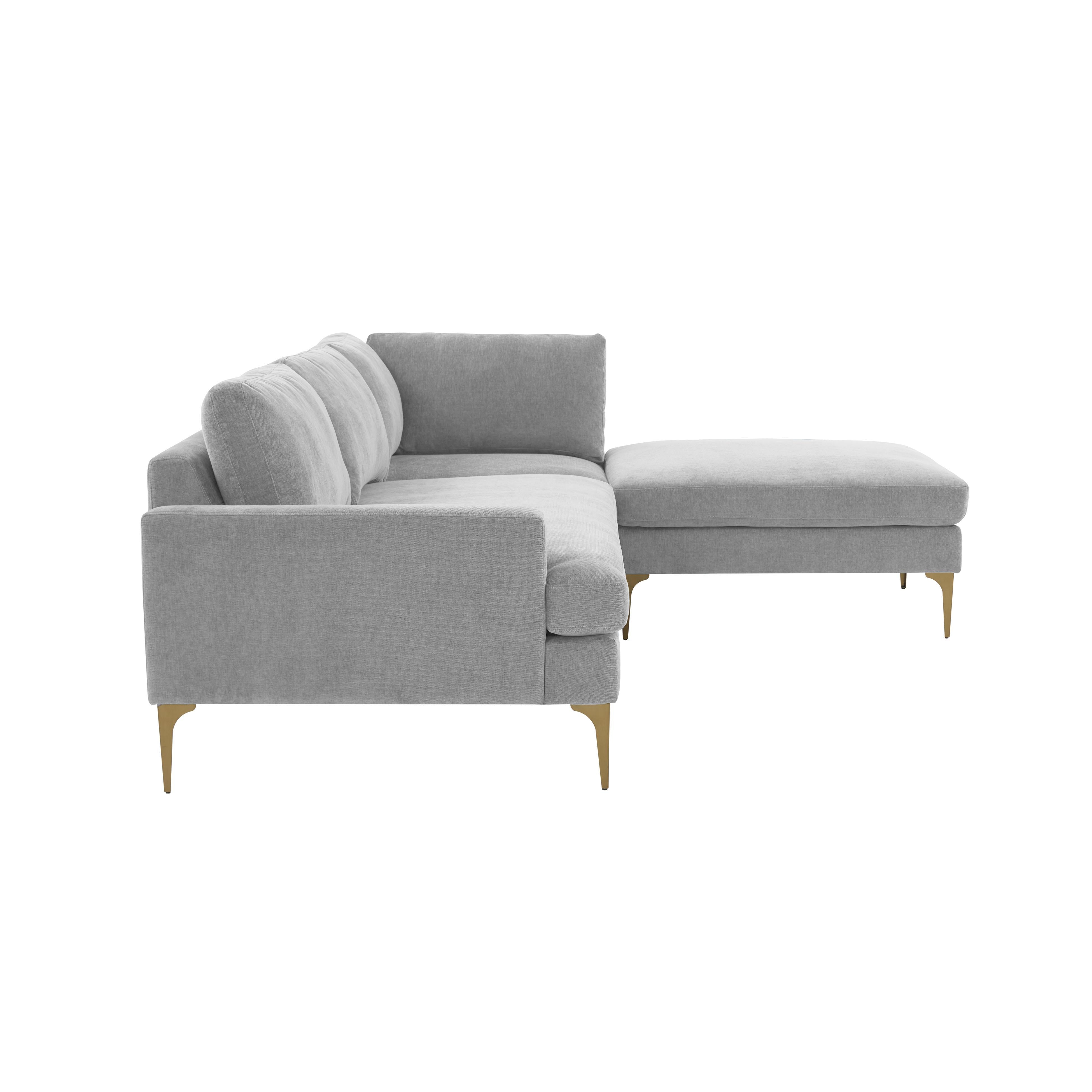 Serena Velvet Chaise Sectional Sectionals TOV Furniture     Sectionals, Mid Century Furniture, Furniture Sale, Old Bones Co, Mid Century Furniture Sale, Four Hands Furniture, Sale,Gus, Sale,Perigold Serena Velvet Chaise Sectional Sectionals Sale, Perigold Sale Serena Velvet Chaise Sectional,Serena Velvet Chaise Sectional Lulu and Georgia, Burke Decor Sale Serena Velvet Chaise Sectional, www.oldbonesco.com