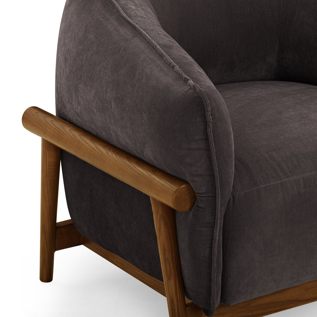 Piedmont Upcycled Contract-Grade Chenille Accent Chair