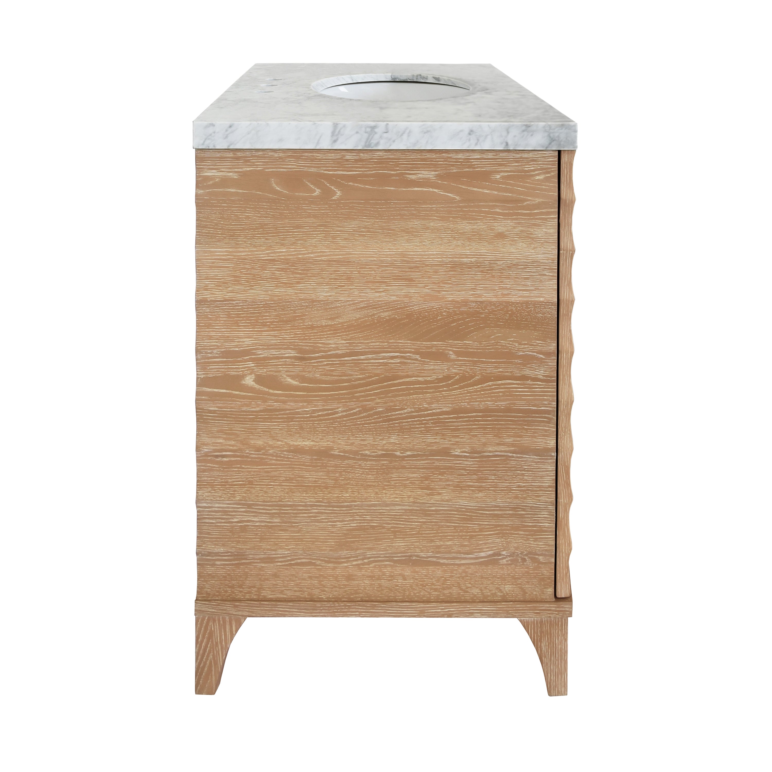 Rhodes Bath Vanity - Cerused Oak