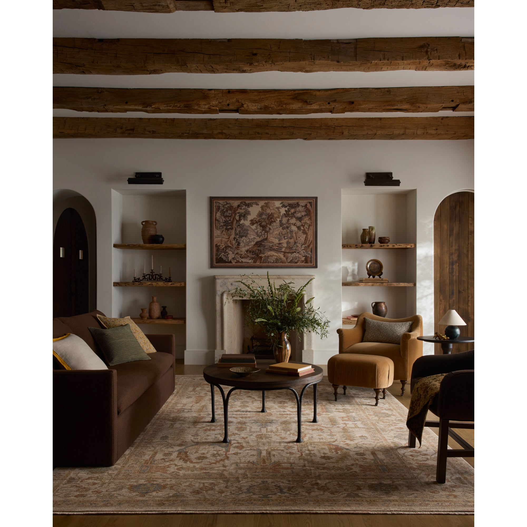 Loloi Reign Ivory/Sunset Rug