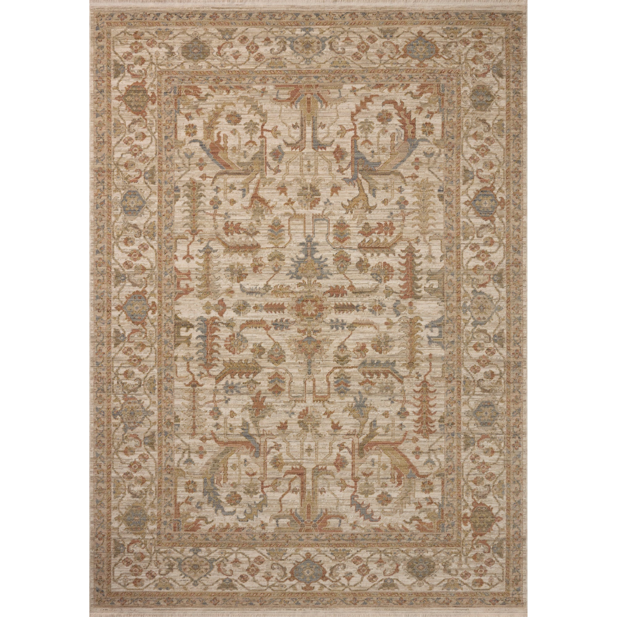 Loloi Reign Ivory/Sunset Rug