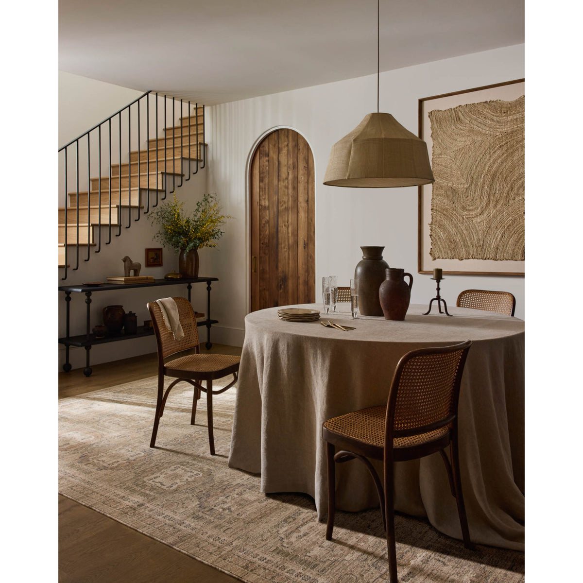 Loloi Reign Linen/Lilac Rug by Loloi