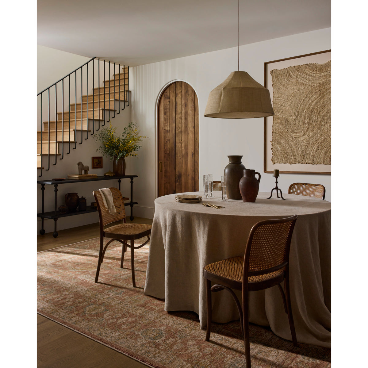 Loloi Reign Terracotta/Sky Rug by Loloi