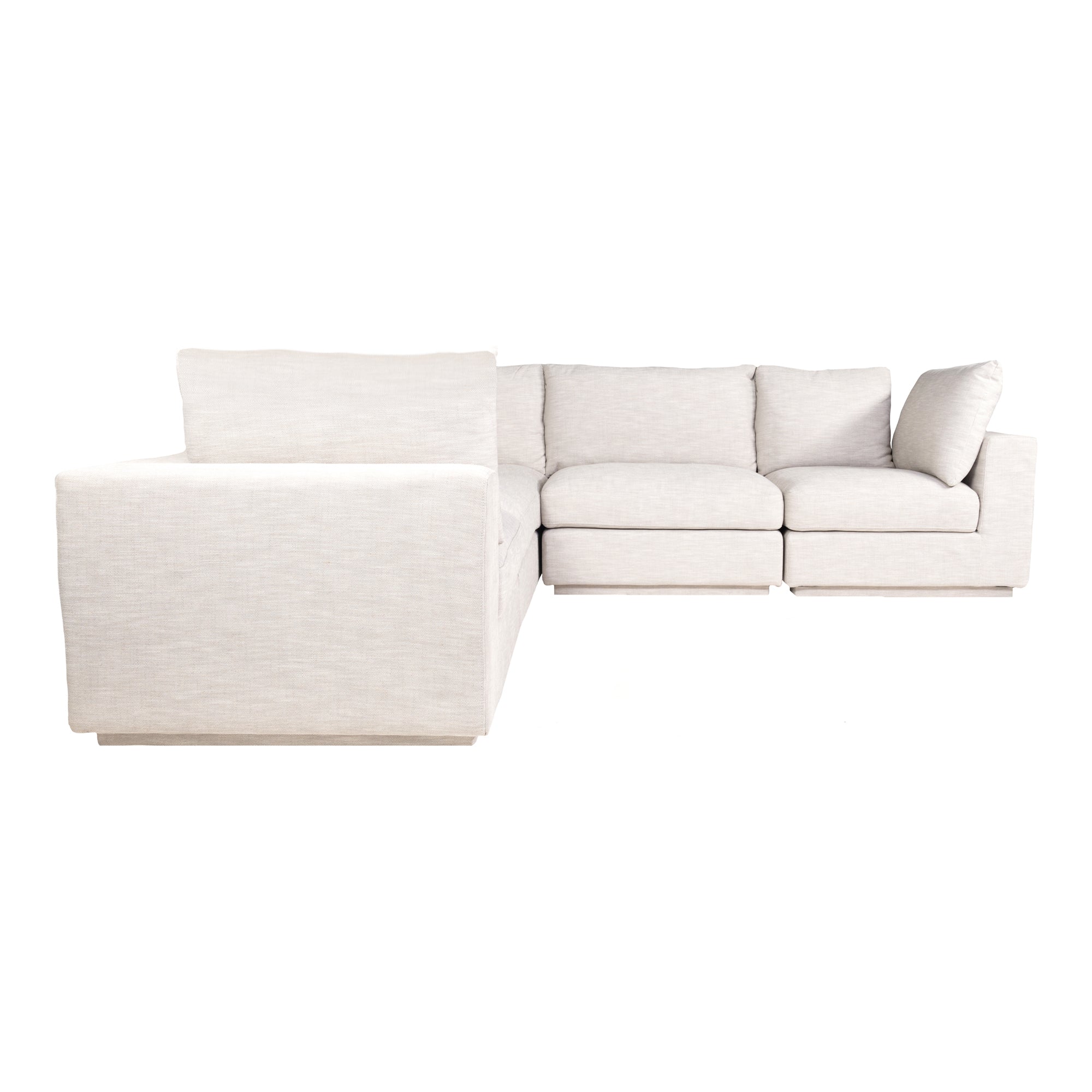 Justin Classic L Modular Sectional Taupe Modular Sectional Moe's    Four Hands, Mid Century Modern Furniture, Old Bones Furniture Company, Old Bones Co, Modern Mid Century, Designer Furniture, Furniture Sale, Warehouse Furniture Sale, Justin Classic L Modular Sectional Taupe Sale, https://www.oldbonesco.com/