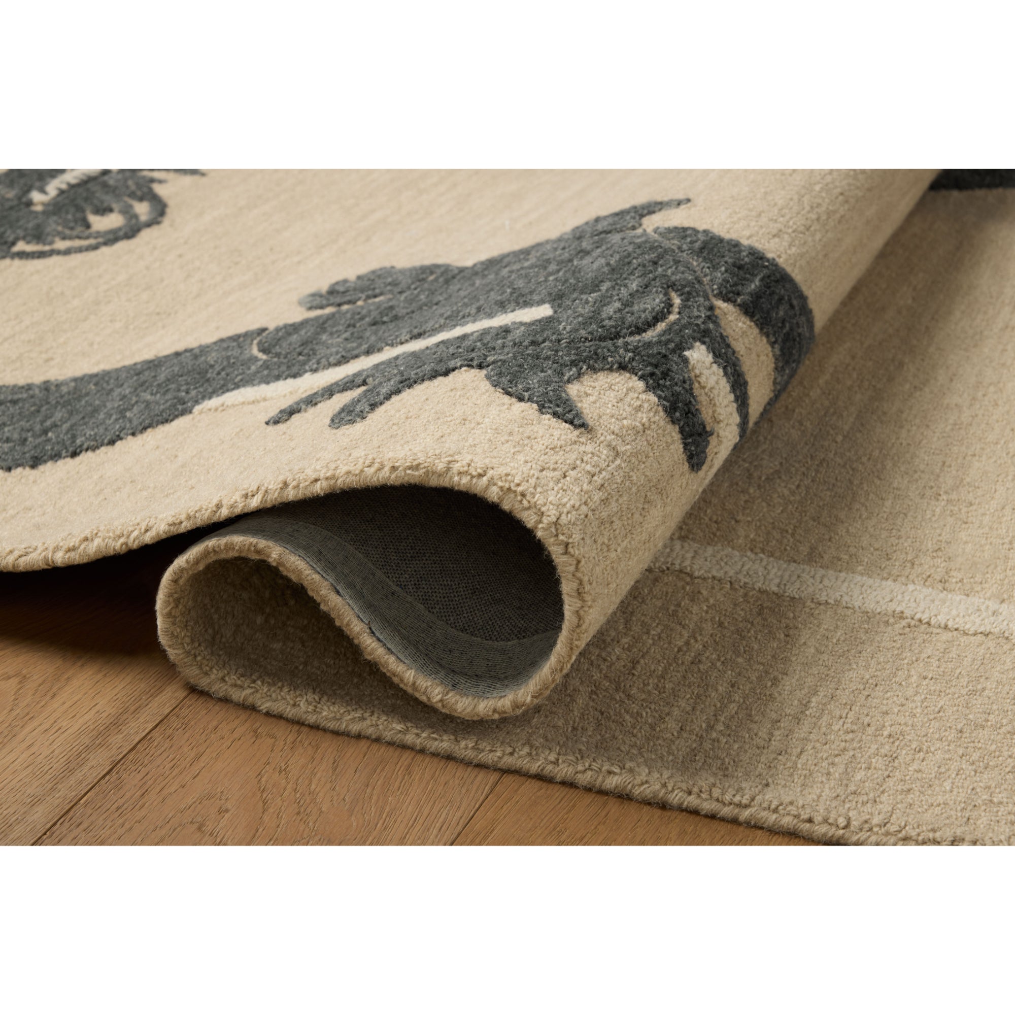 Brigette Romanek x Loloi Romi Oatmeal/Midnight Rug