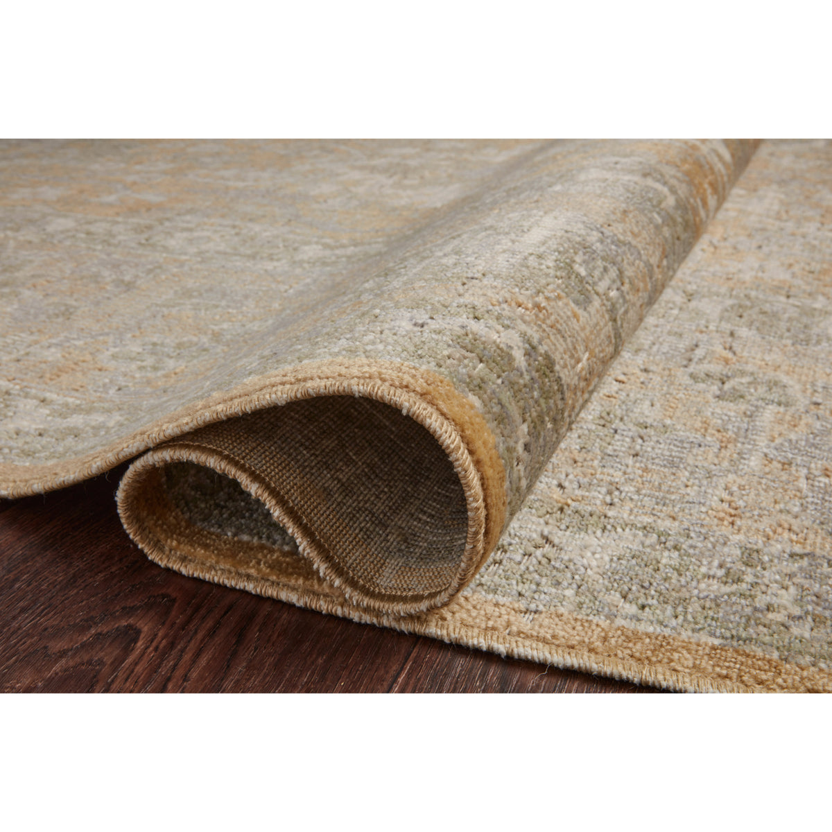 Chris Loves Julia x Loloi Rosemarie Gold/Sand Rug