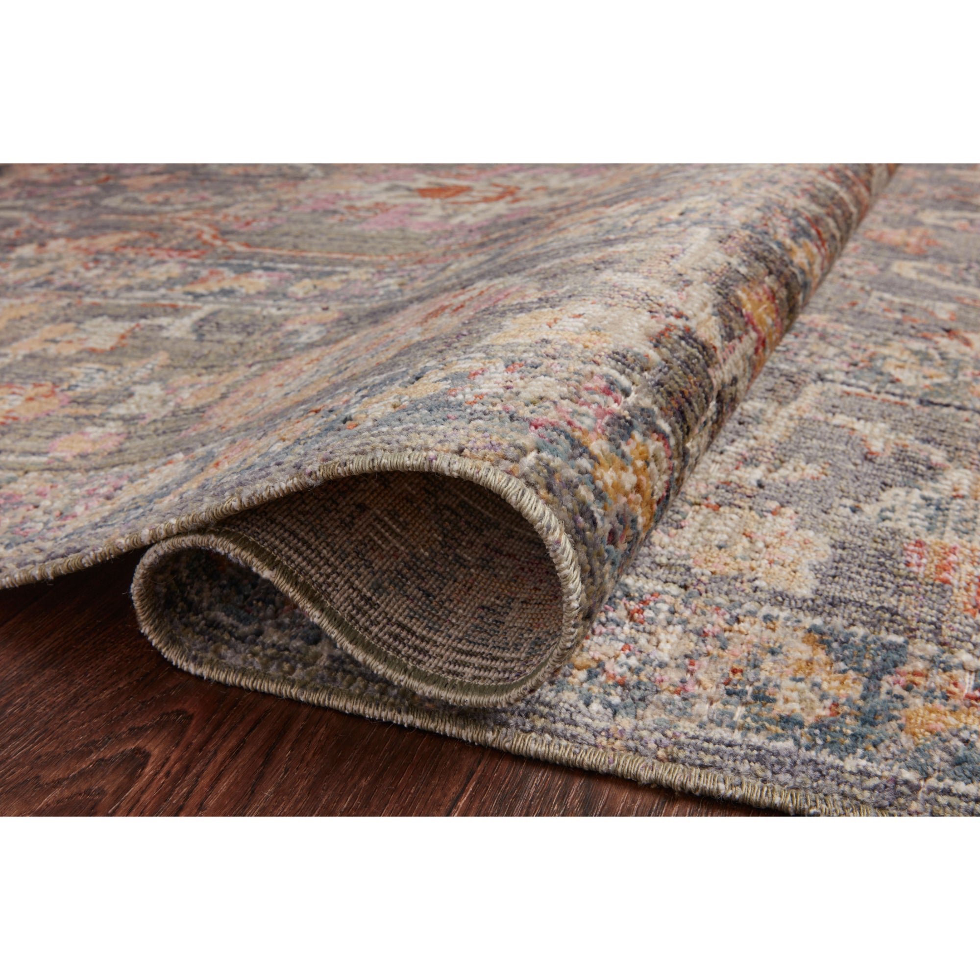 Chris Loves Julia x Loloi Rosemarie Stone/Multi Rug