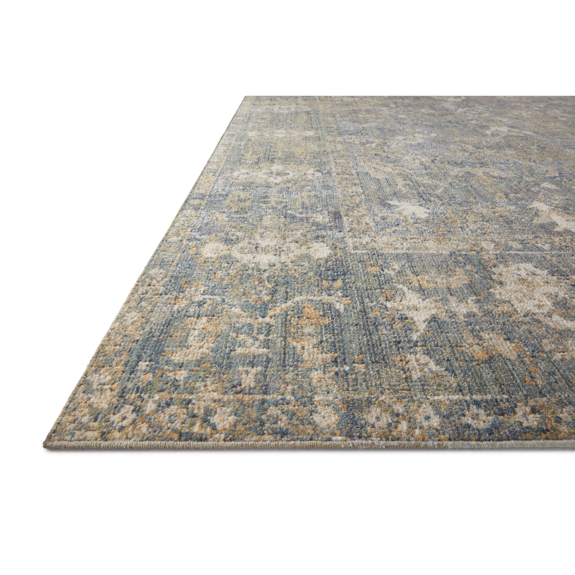 Chris Loves Julia x Loloi Rosemarie Sand/Lagoon Rug