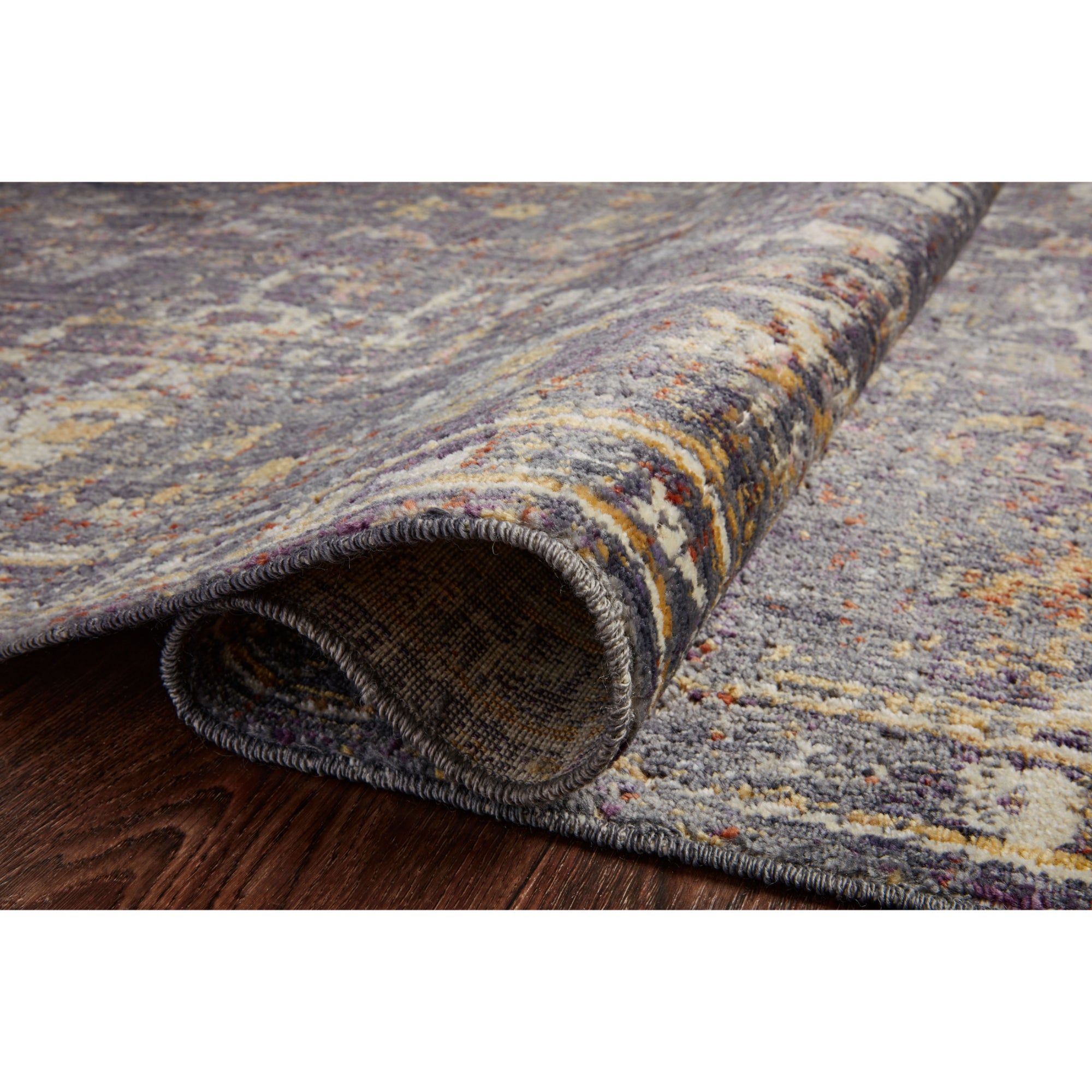Chris Loves Julia x Loloi Rosemarie Graphite/Multi Rug
