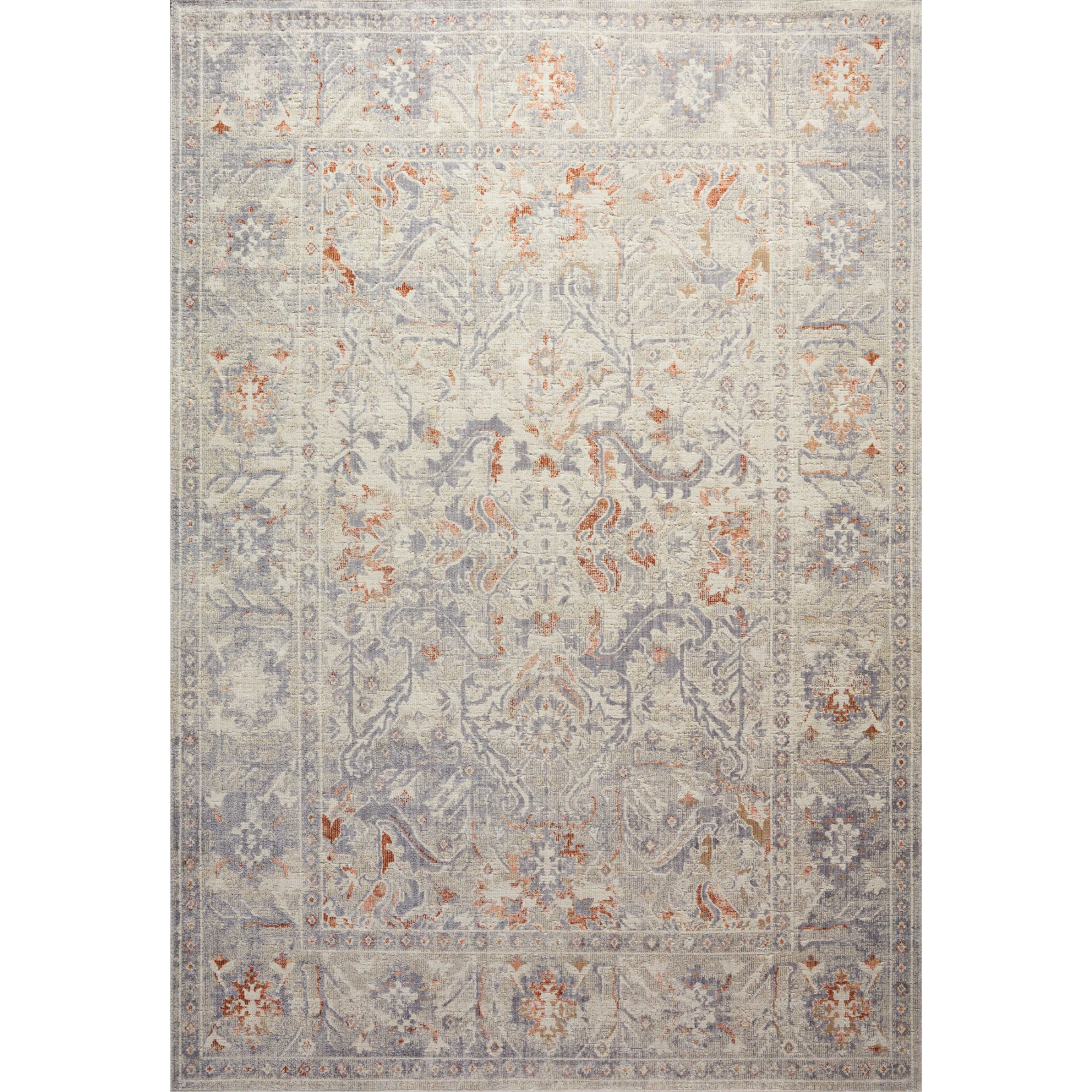 Chris Loves Julia x Loloi Rosemarie Oatmeal/Lavender Rug