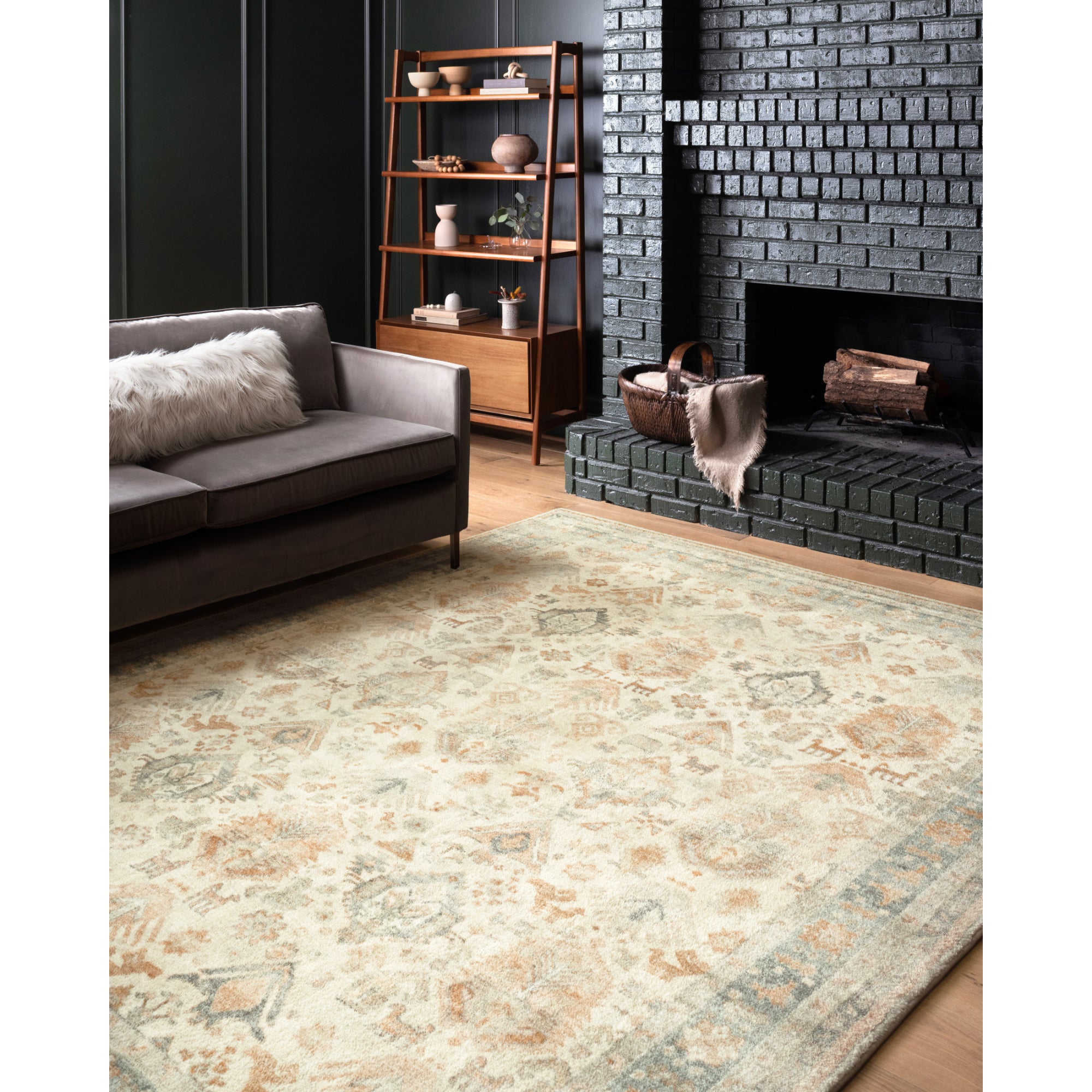 Loloi Rosette Beige/Multi Rug
