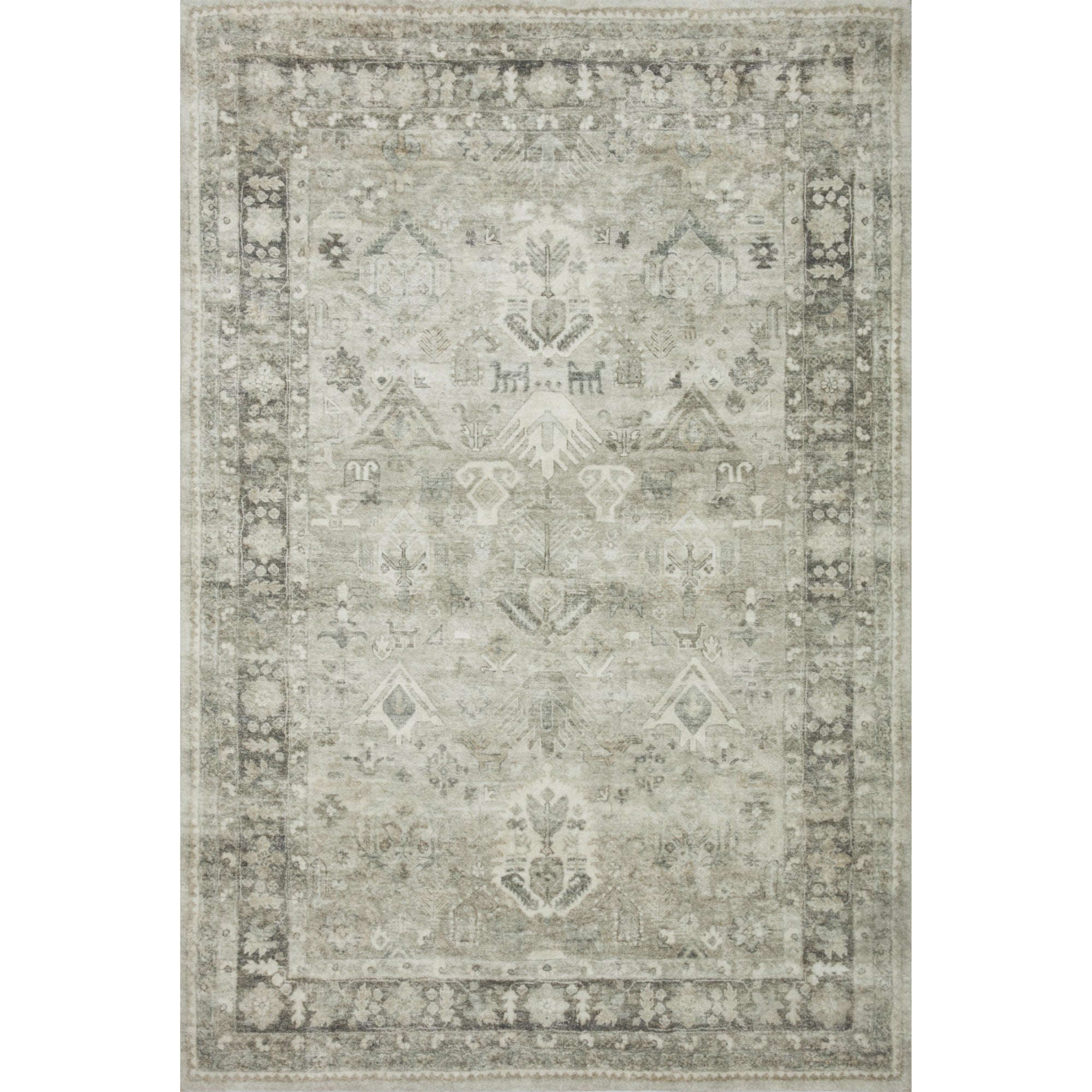 Loloi Rosette Steel/Graphite Rug