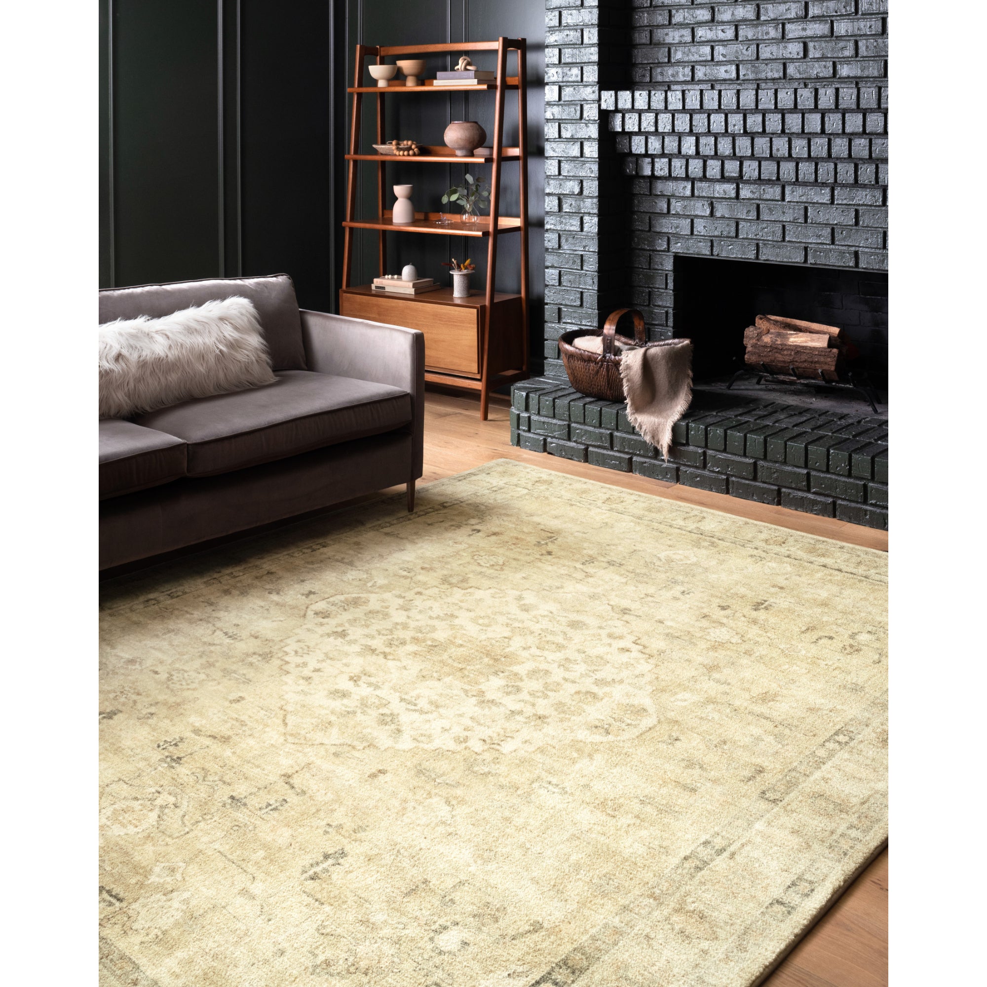 Loloi Rosette Sand/Ivory Rug